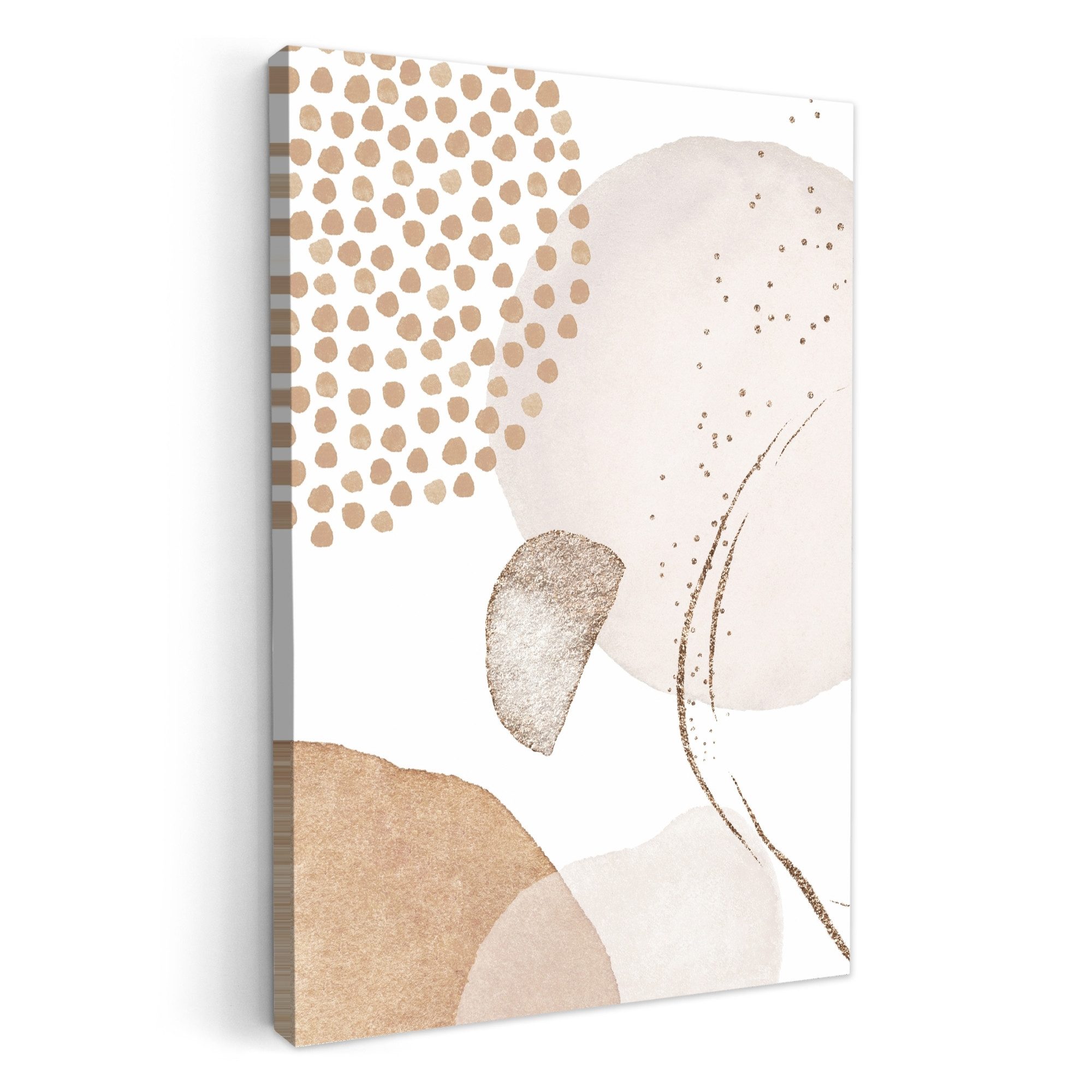 OneMillionCanvasses® Leinwandbild Aquarell - Pastell - Beige - Abstrakt - M günstig online kaufen