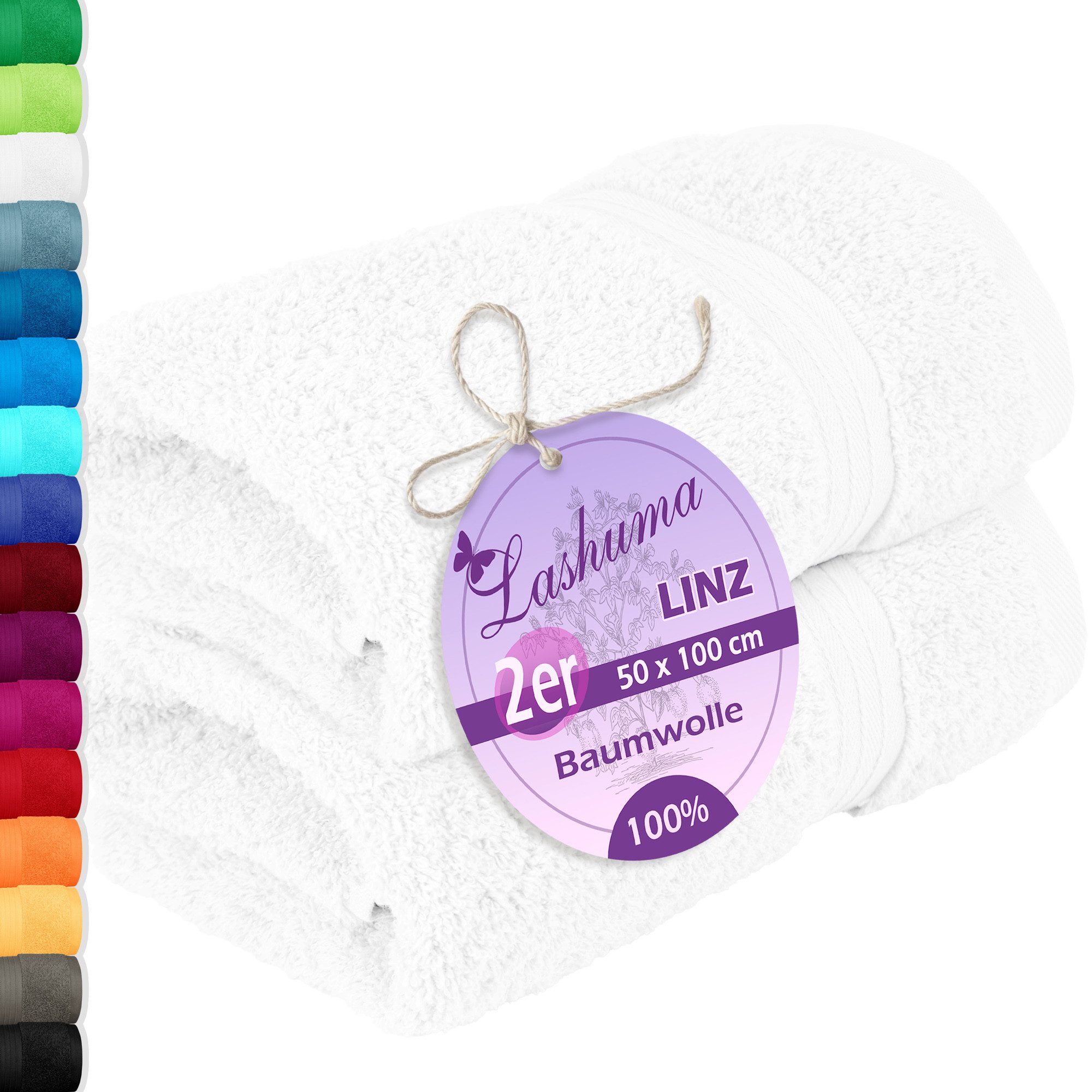 Lashuma Handtücher Linz, Frottee (2-St), Handtücher günstig online kaufen