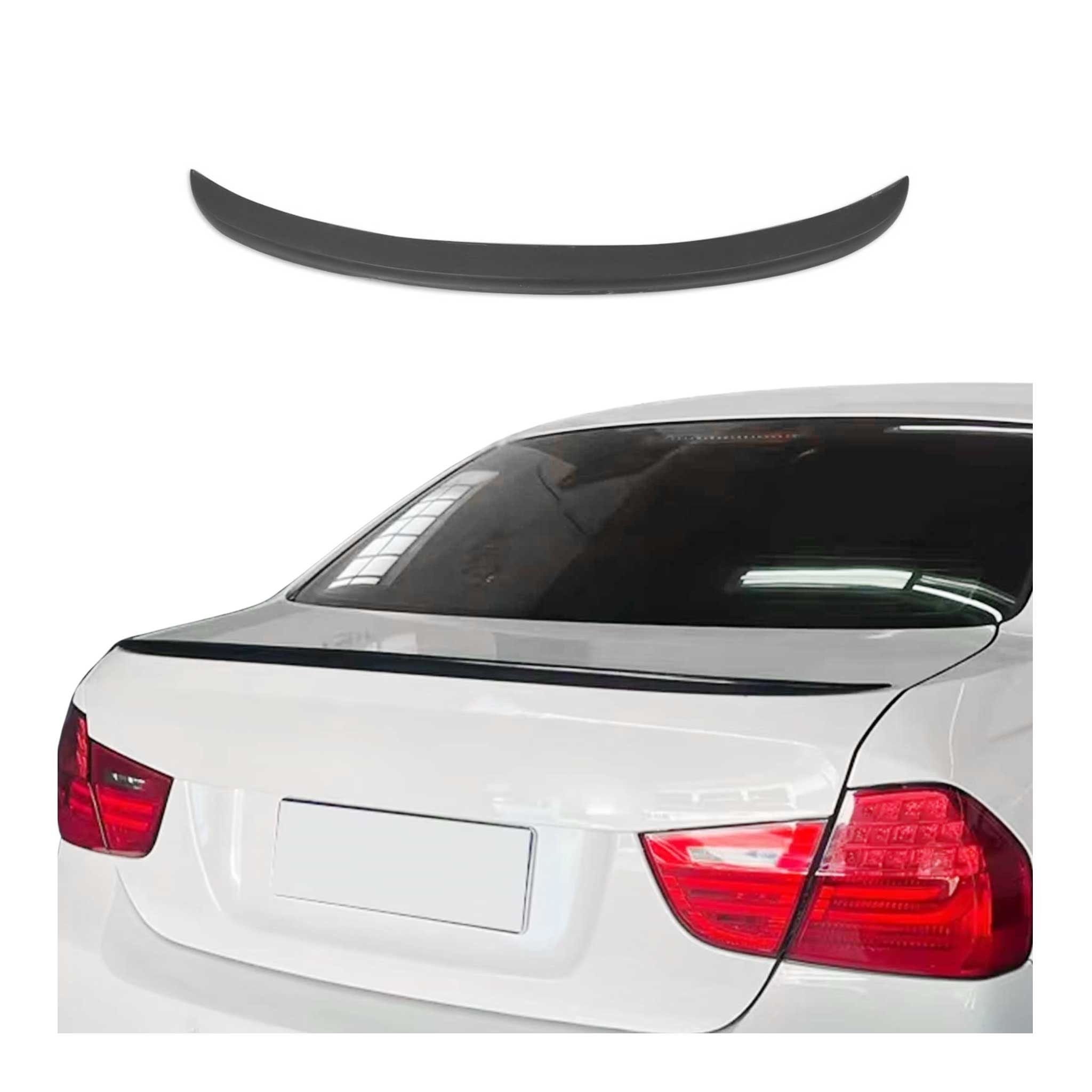 Heckstoßstange Heckspoiler Heckflügel für BMW 3er E90 Limo 2004-2011 ABS Lackierbar