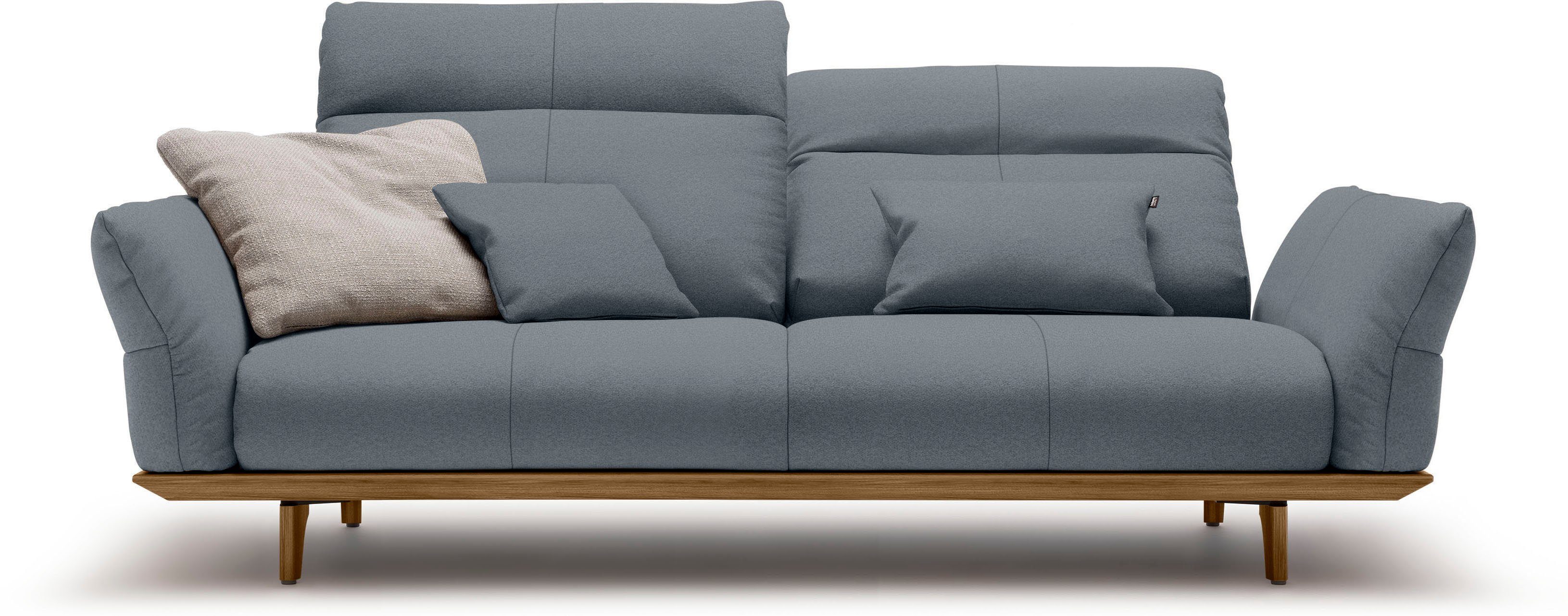 hülsta sofa Sockel Breite hs.460, in 3-Sitzer Nussbaum, Nussbaum, cm Füße 208