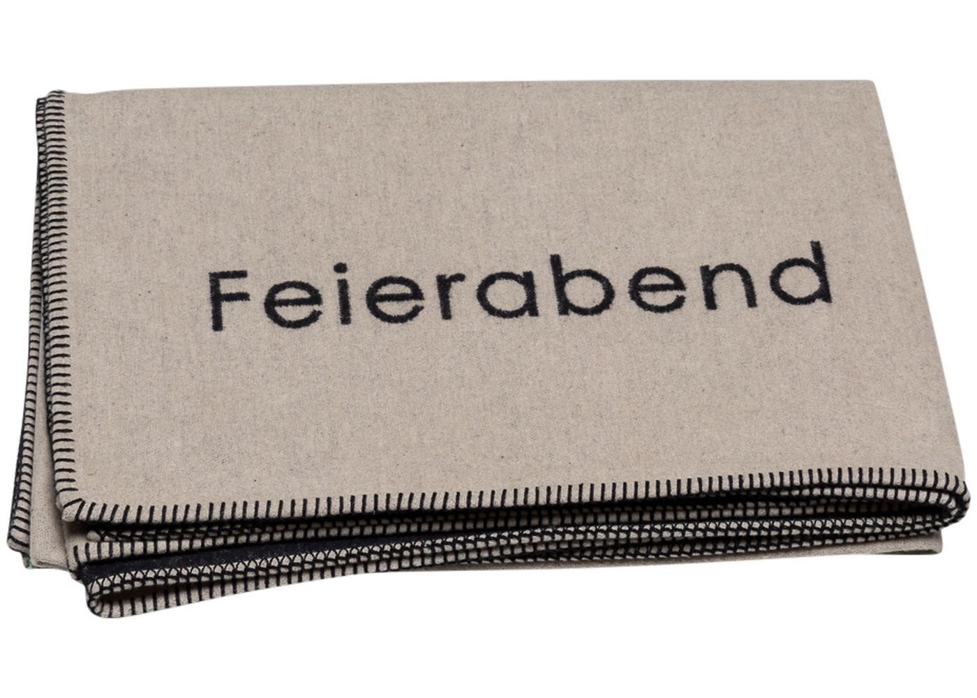 Wohndecke David Fussenegger SYLT Baumwolldecke "Feierabend" 4183, DAVID FUSSENEGGER