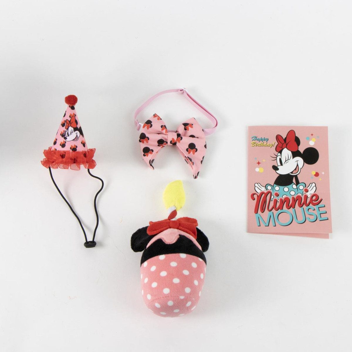 Disney Minnie Mouse Tieroverall Hunde Katzen Geburtstag Set Haustier Partyset