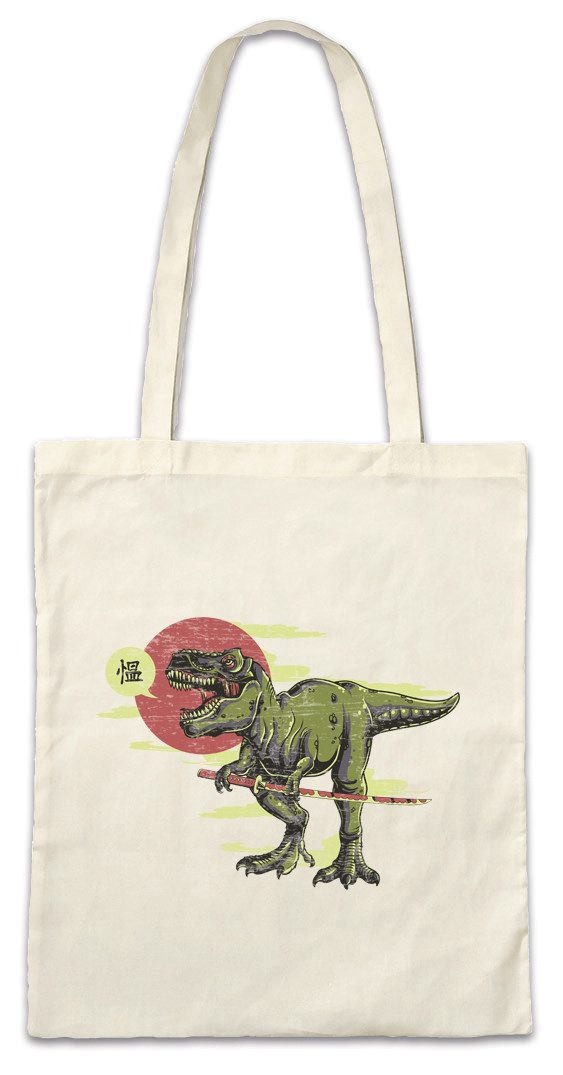 Beuteltasche Tyrannosaurusurai Stofftasche Dinosaurier Dino Dinosaur Rex Ninja