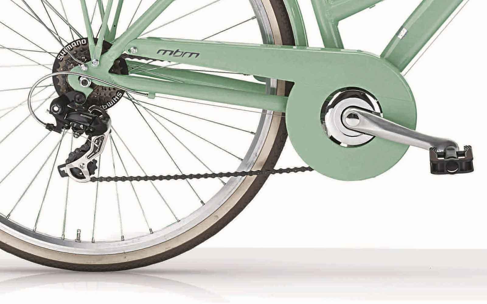 MBM Trekkingrad New Boulevard, 18 Gang Shimano TY300 Schaltwerk, Kettenschaltung, für Damen, Kettenschaltung