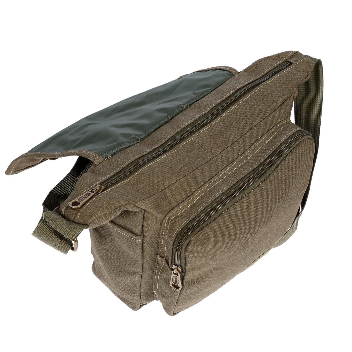 Christian Wippermann Umhängetasche Damen Tasche Schultertasche Umhängetasche aus Canvas, inversch. Farben