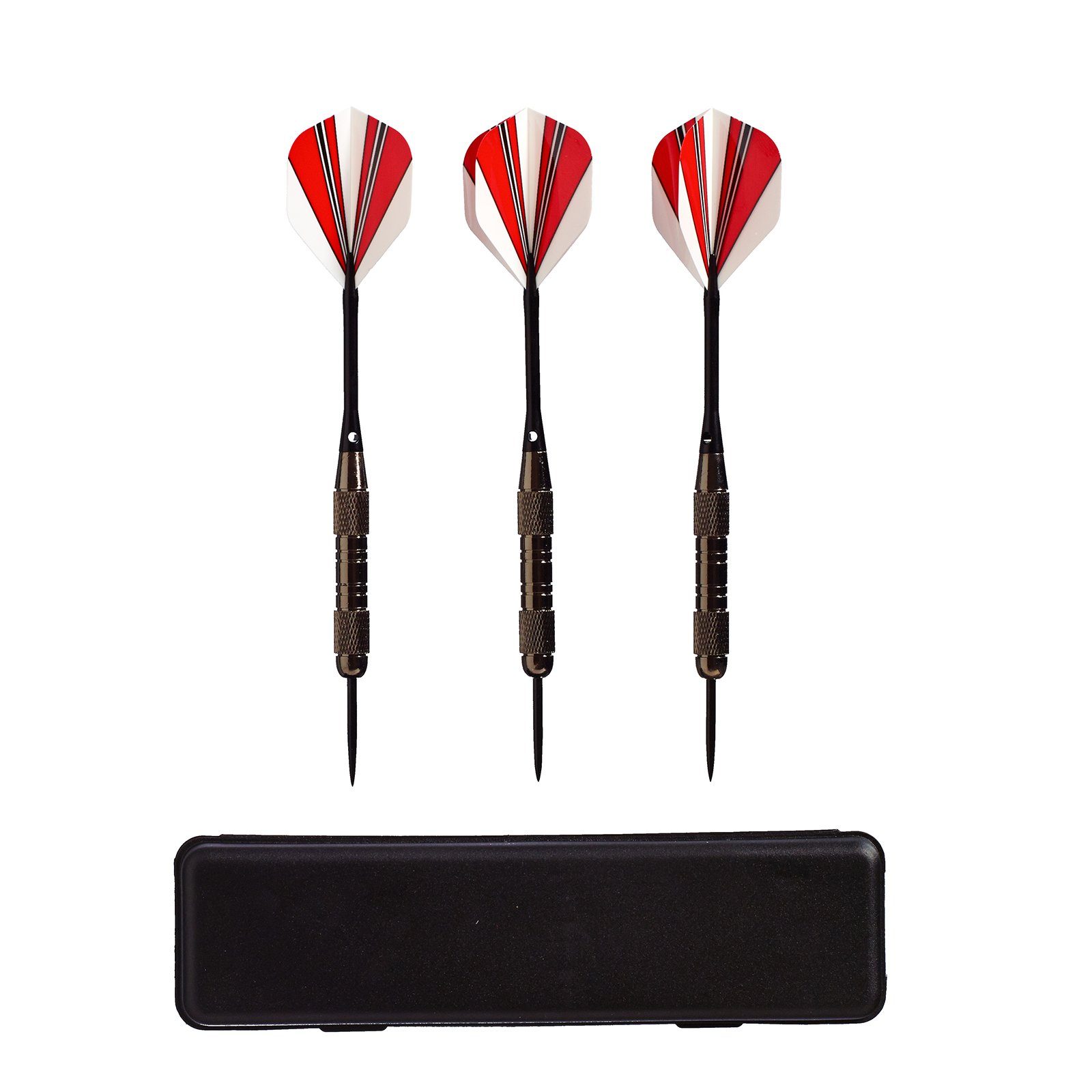 Dartpfeil Dartpfeile 'Missile Tournament', 3 Stück à 20 g, Dartpfeile mit Etui