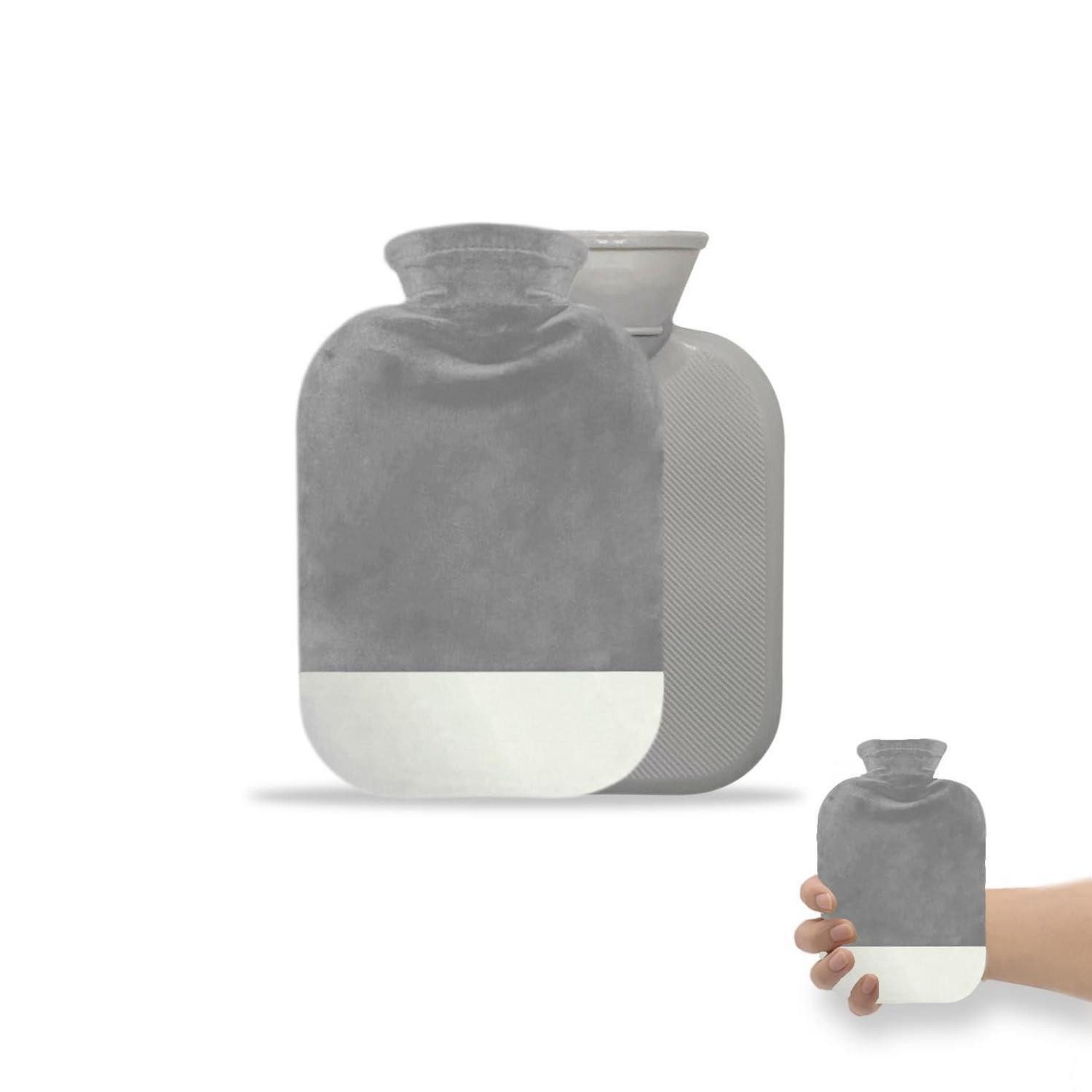 LuxusKollektion Wärmflasche Wärmflasche 500ml mit Bezug