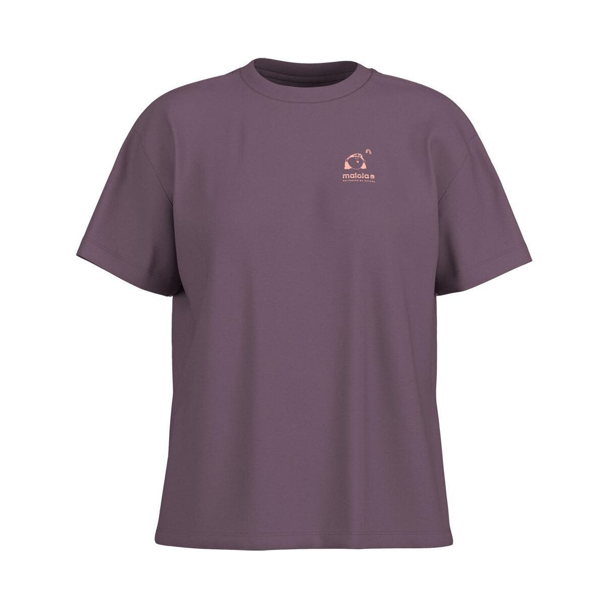Maloja Kurzarmshirt KavangiM. Modernes Bio-Baumwoll T-Shirt mit auffälligem Rückenprint – kastig