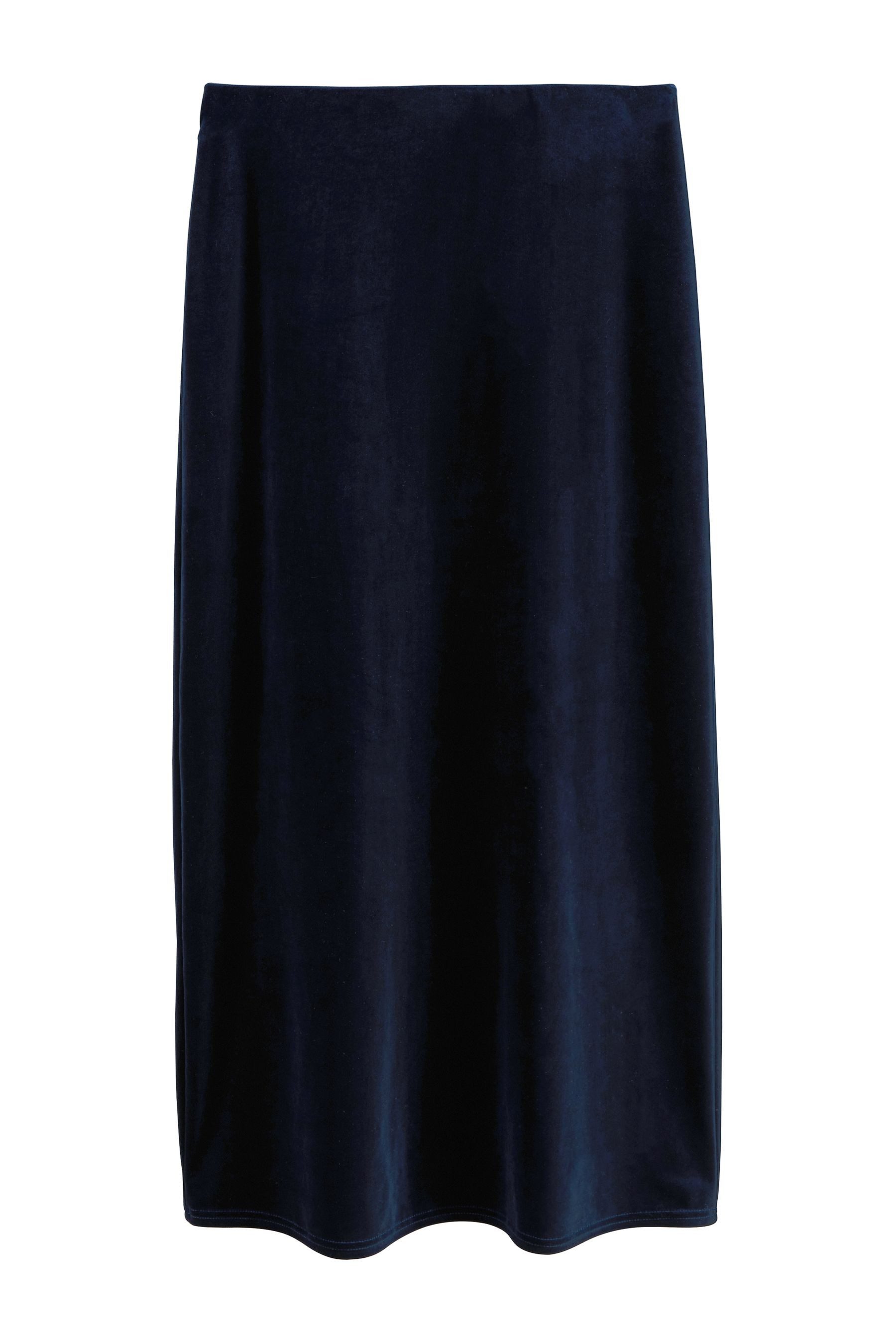 Next Maxirock Enger langer Samtrock (1-tlg) günstig online kaufen