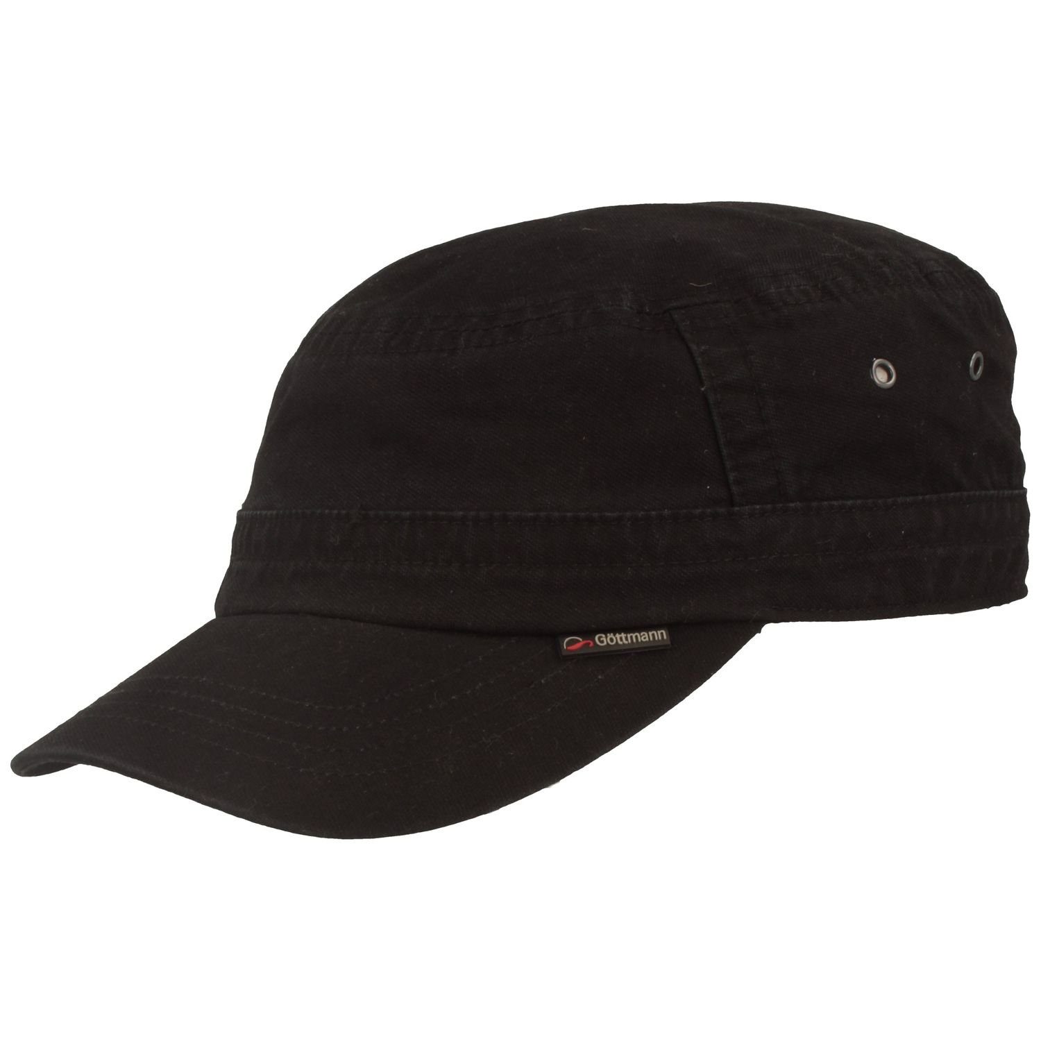 Göttmann Army Cap Army Cap mit UV-Schutz aus Baumwolle 19 schwarz
