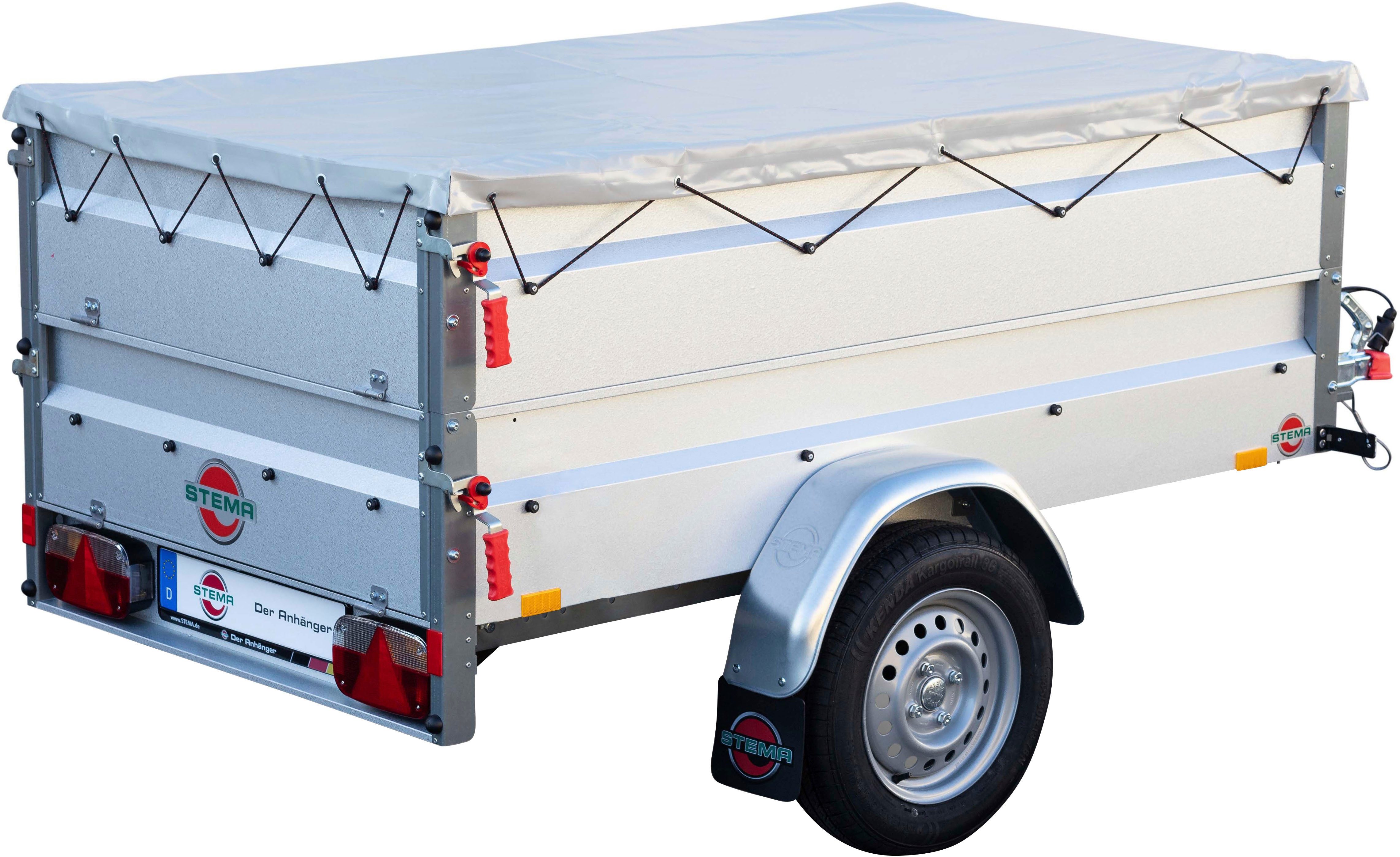 STEMA PKW-Anhänger Basic 750 Kippsdeichsel, max. 586 kg, 2-tlg., inkl. Bordwandaufsatz