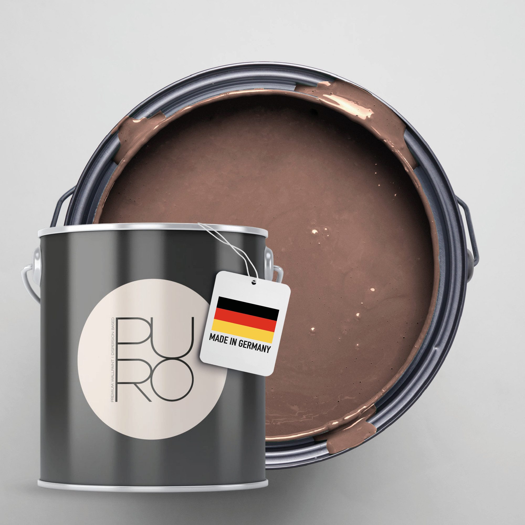 A.S. Création Wandfarbe Premium Innenwandfarbe PURO Tuchmatt rosy beige, ideal für Wohnzimmer, Schlafzimmer, Flur und Küche, Farbwelt Beige
