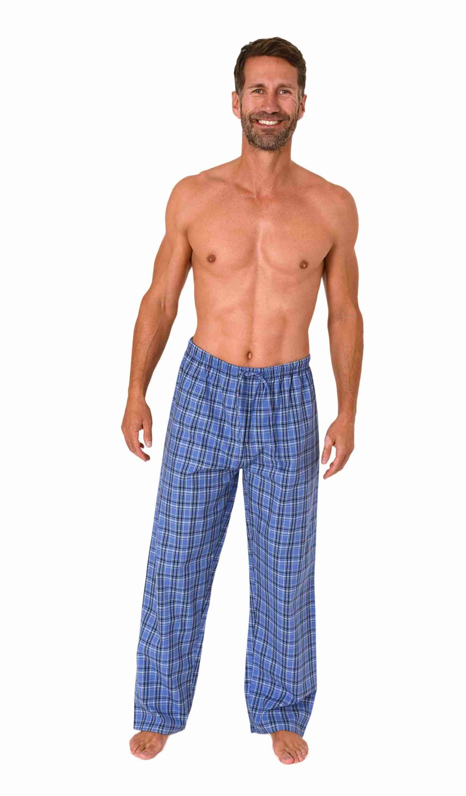 Normann Pyjama Herren Schlafanzug Hose lang günstig online kaufen