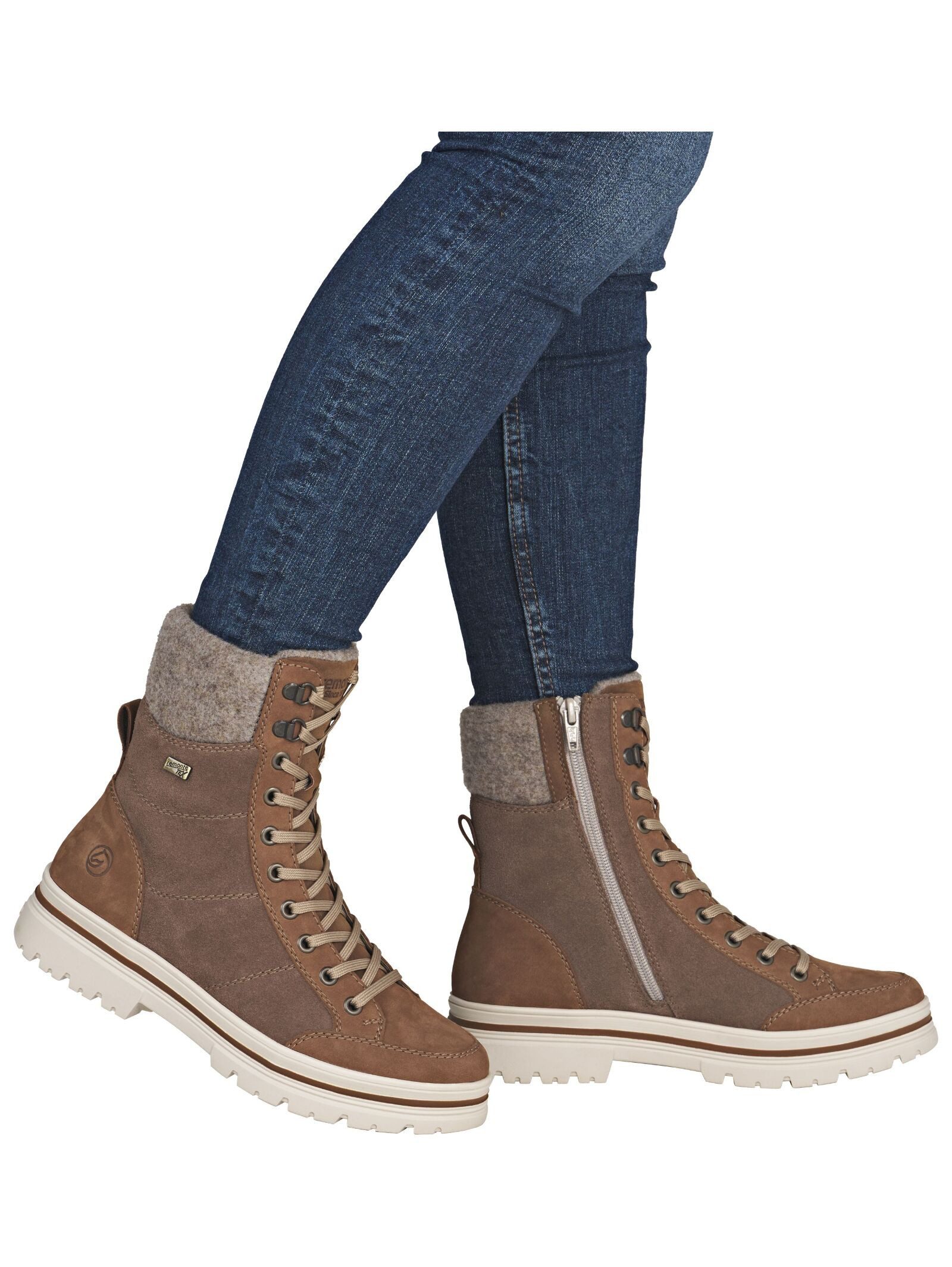 Remonte Remonte Stiefelette Leder/Synthetik Schnürstiefelette