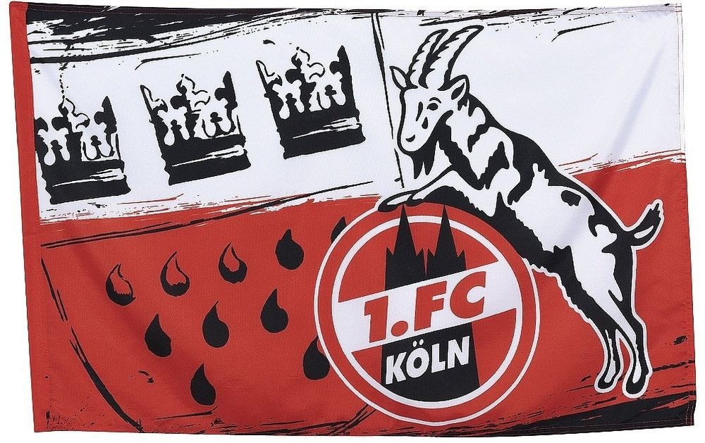 1. FC Köln Fahne Fahne Wappen