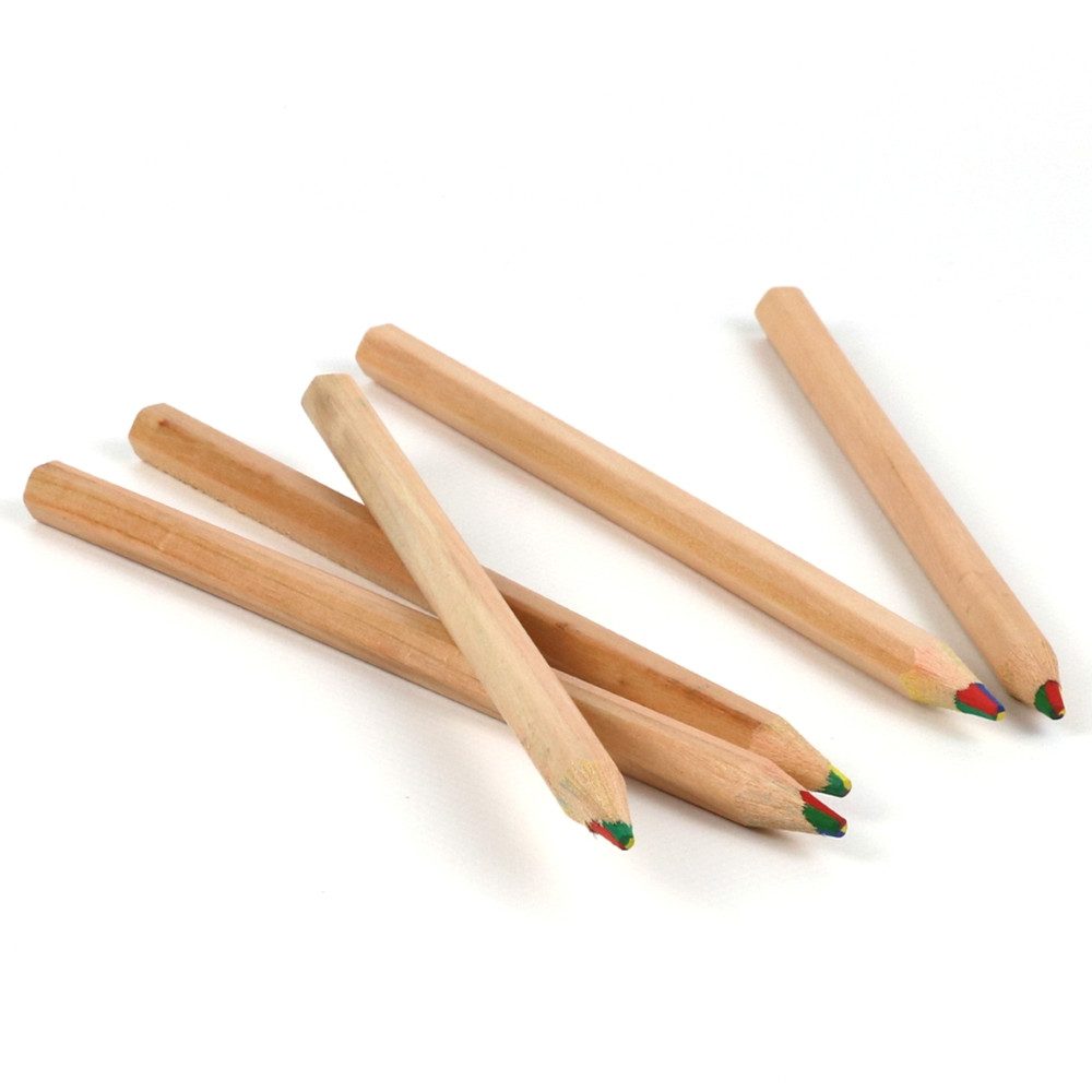 ÖkoNorm GmbH Buntstift ökoNorm Vierfarbstift "Regenbogen", dick - 1 Stück