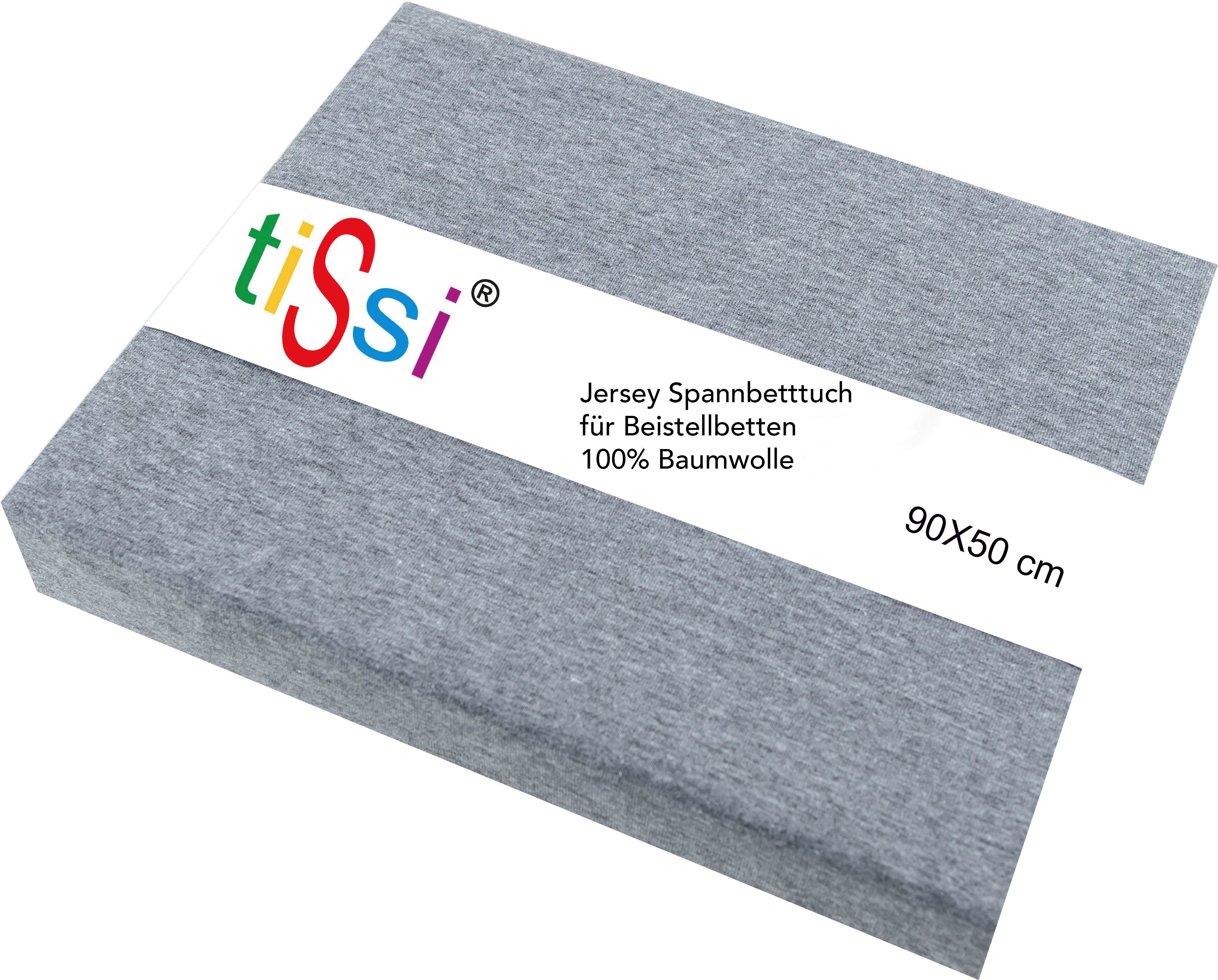 tiSsi® Spannbettlaken Jersey Moritz, Jersey, Gummizug: günstig online kaufen