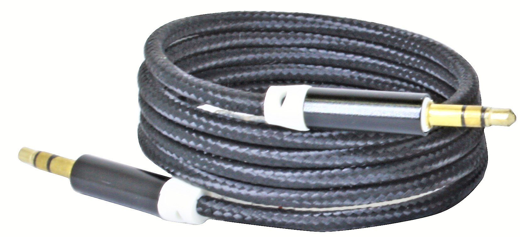 Forever 1m Aux 3.5 mm Klinke für Lautsprechanlage Hifi Schwarz Audio-Kabel