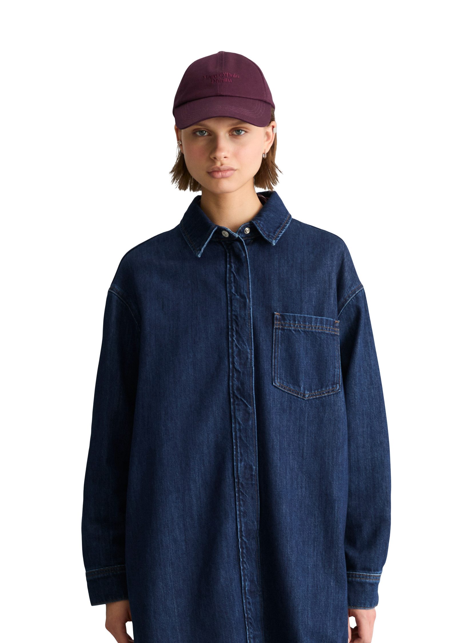 Marc O'Polo DENIM Hemdblusenkleid made with Orange Fiber