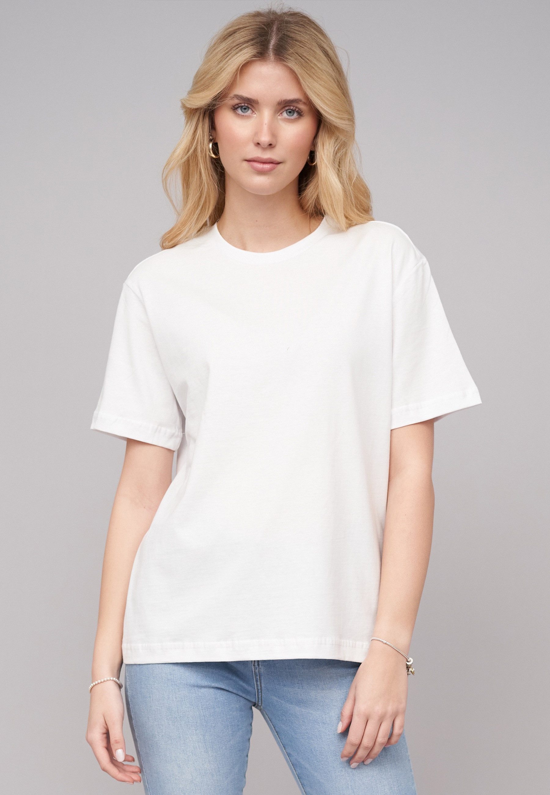 CLOUD 5IVE T-Shirt CLOUD 5IVE Ladies 77 Limoncello White Tee (1-tlg)