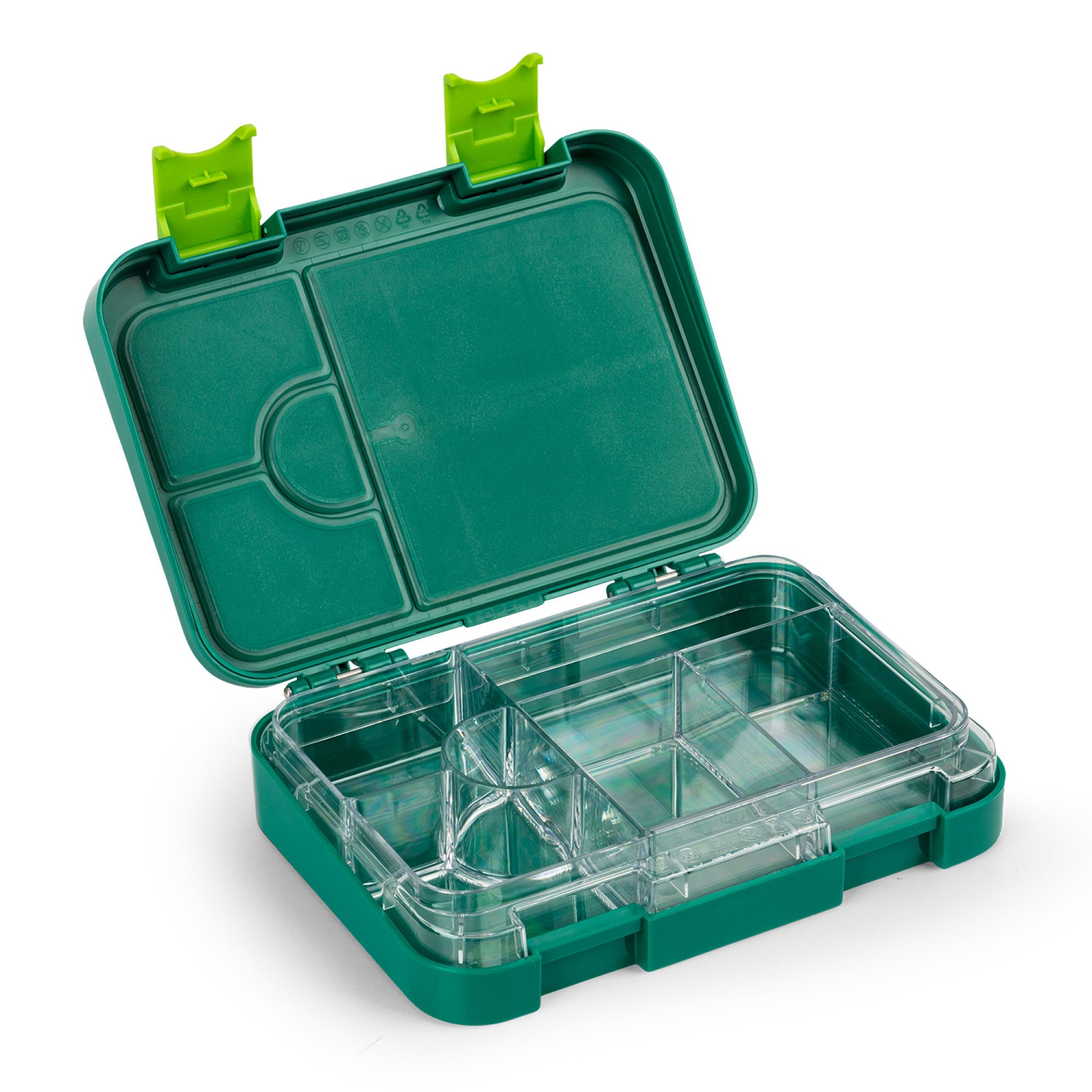 Klarstein Frischhaltedose junior Lunchbox Brotdose mit Fächern, Tritan, (Packung)