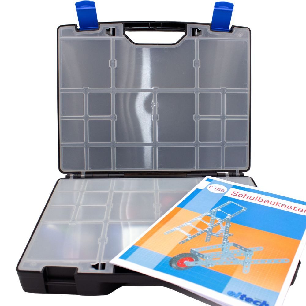 Eitech eitech Schulbaukasten 00166 für max. 3 Schüler Metallbaukasten, (Lernspielzeug MINT, 450 St., Werken - Wissenschaft für Kinder), Konstruktionsspielzeug Made in Germany