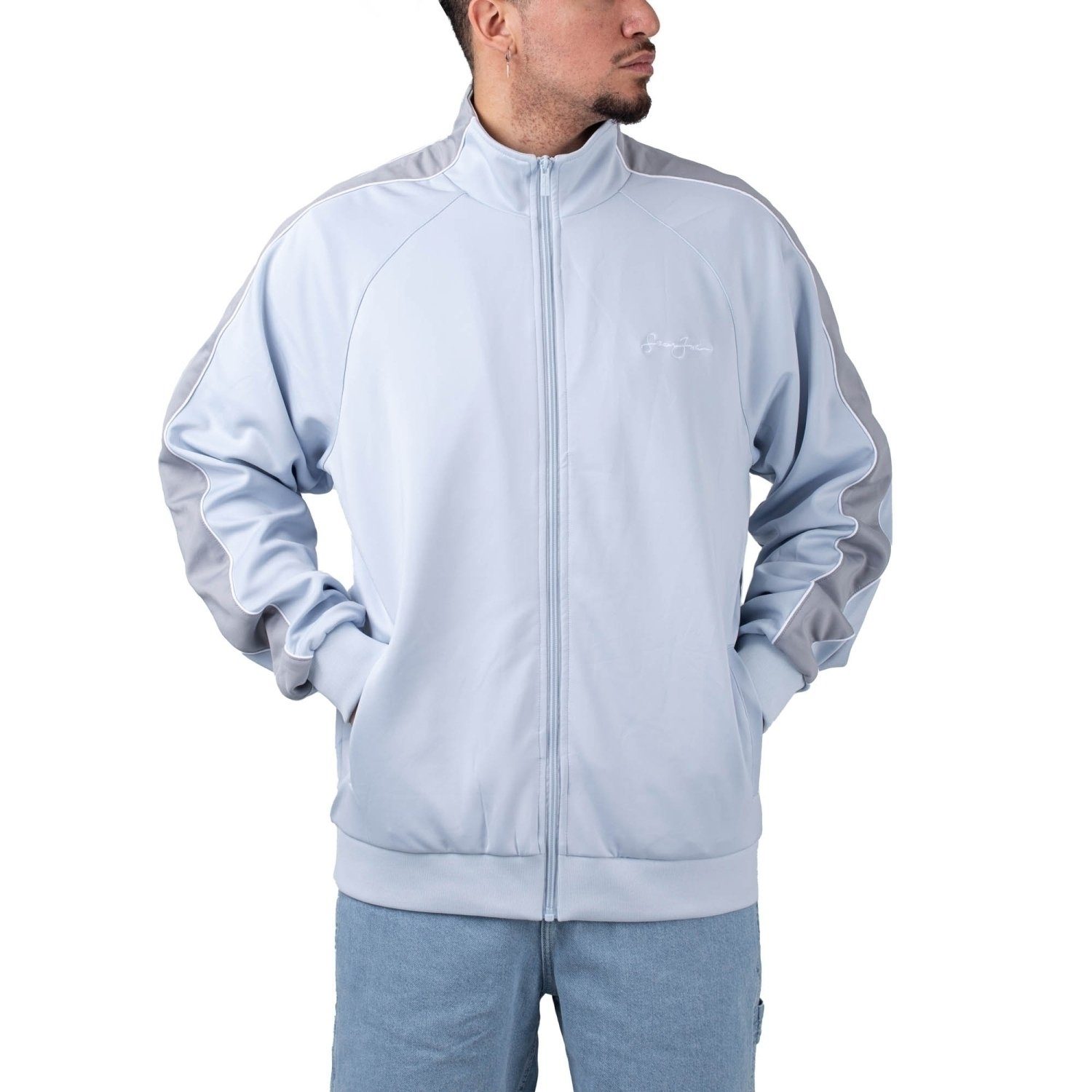 Sean John Trainingsjacke Sean John Script Logo Neoprene Track Jacket