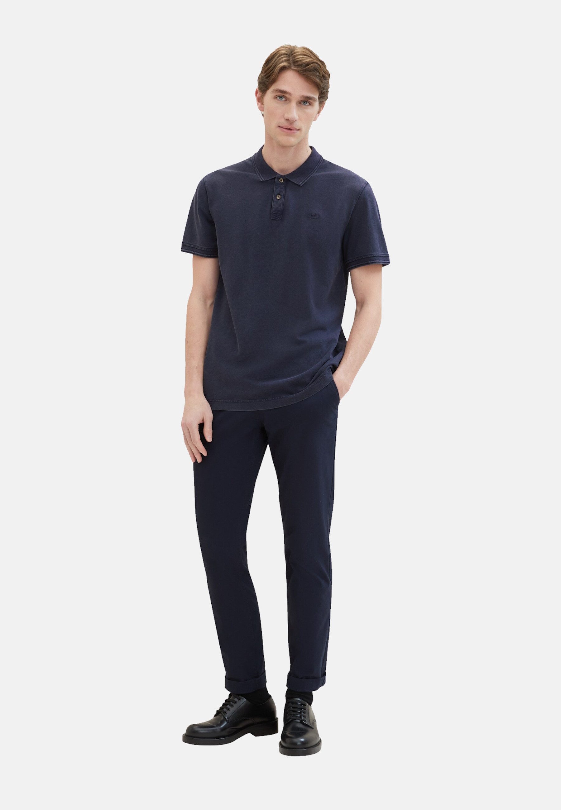 TOM TAILOR Poloshirt Poloshirt Kurzarmshirt mit Polokragen (1-tlg., 1)