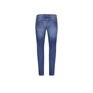 MAC Straight-Jeans blau regular (1-tlg)