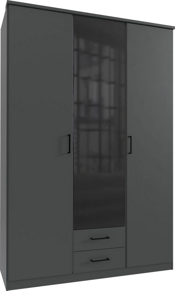 Wimex Drehtürenschrank Soest mit Farbglas-Tür, wahlweise 135 oder 180cm  breit