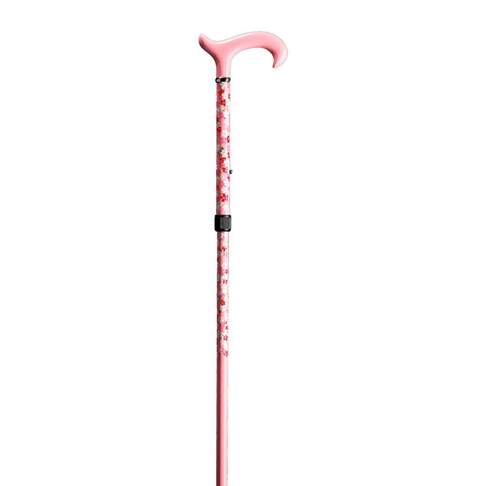 Gastrock Stöcke GmbH Gehstock Gastrock Gehstock Step-Derby Pink Flower