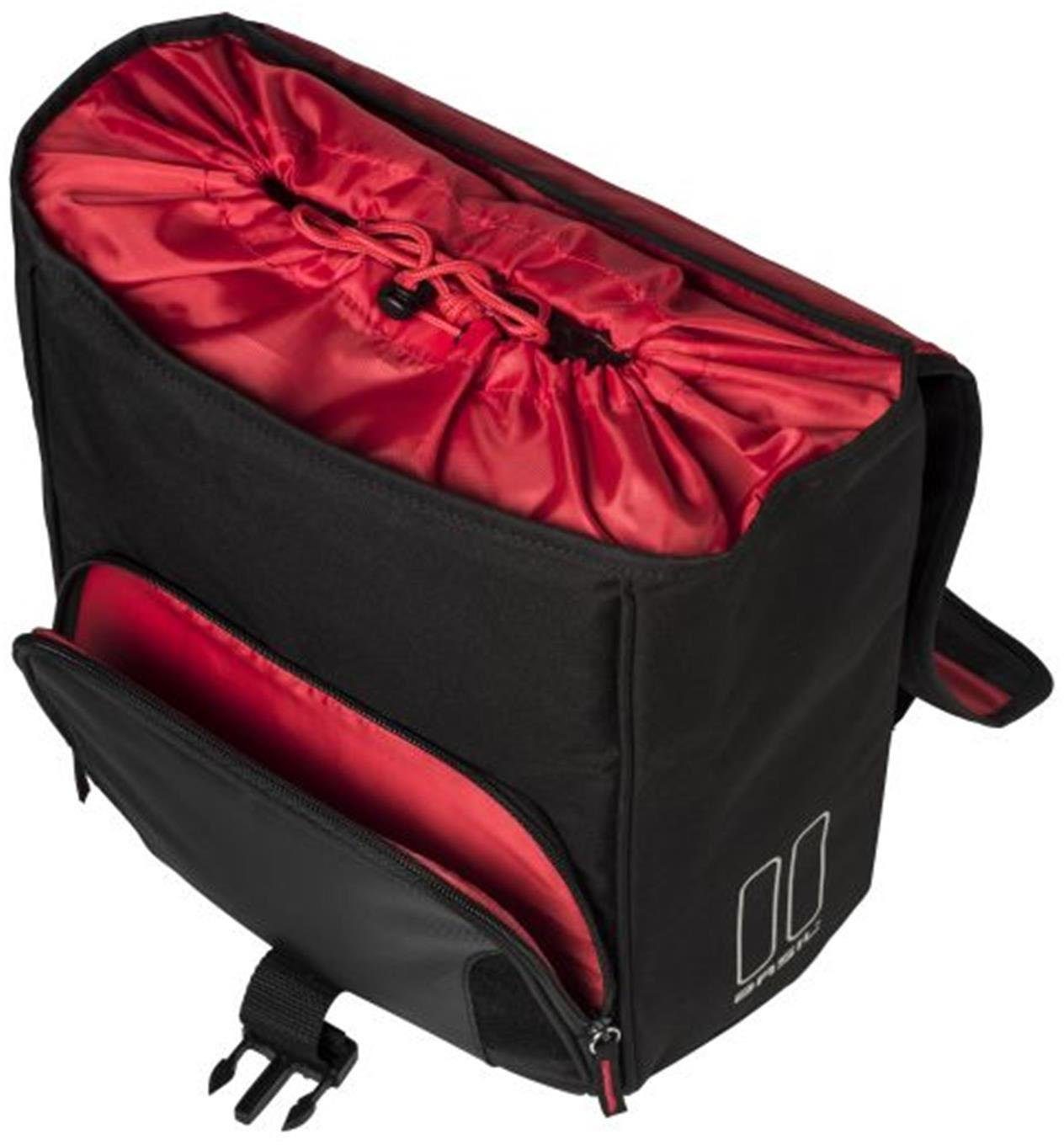 Basil Gepäckträgertasche Sport Design (Set, 2-tlg., mit Regenhülle)