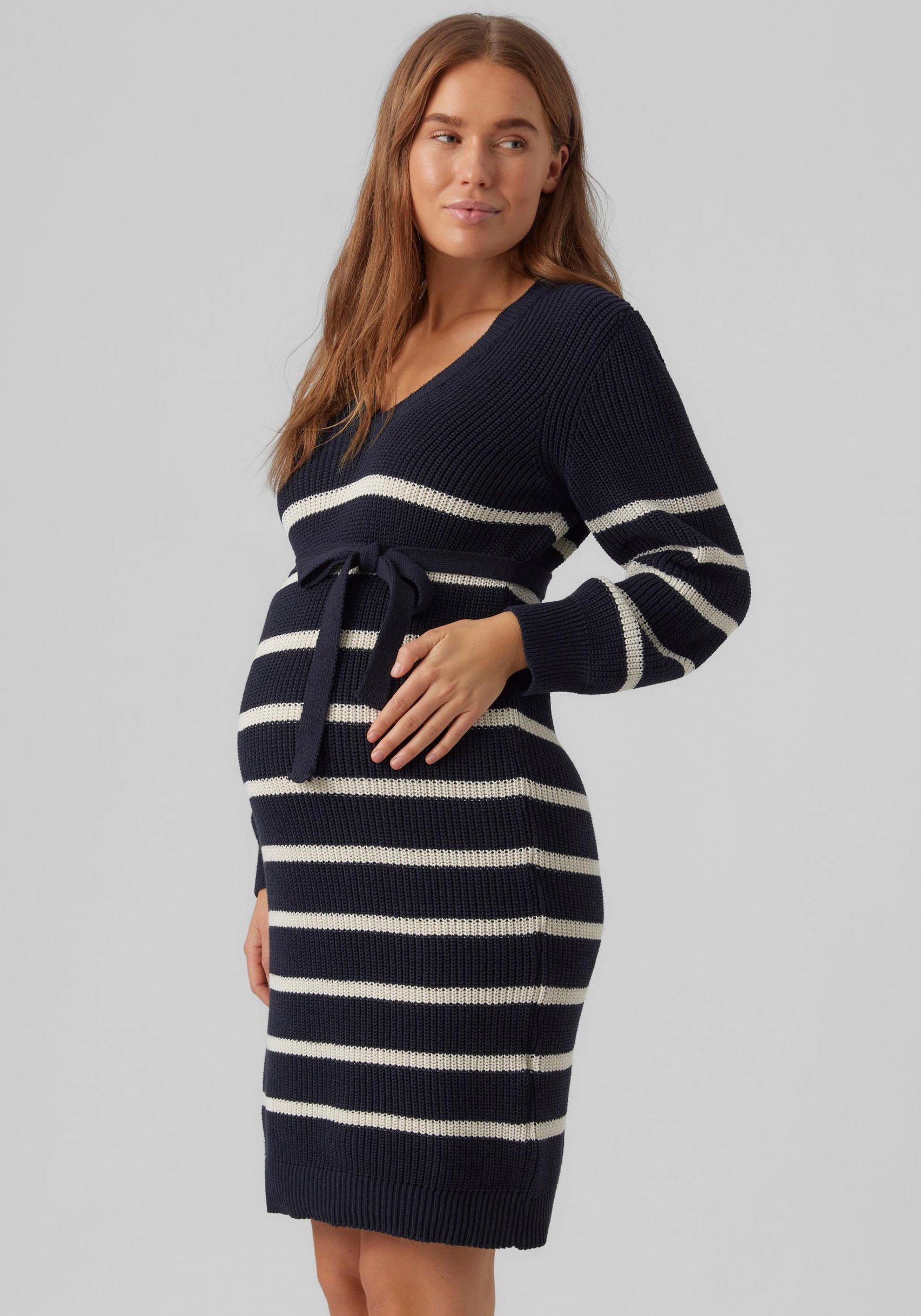Mamalicious Umstandskleid MLPIXIE L/S KNIT ABK DRESS A.