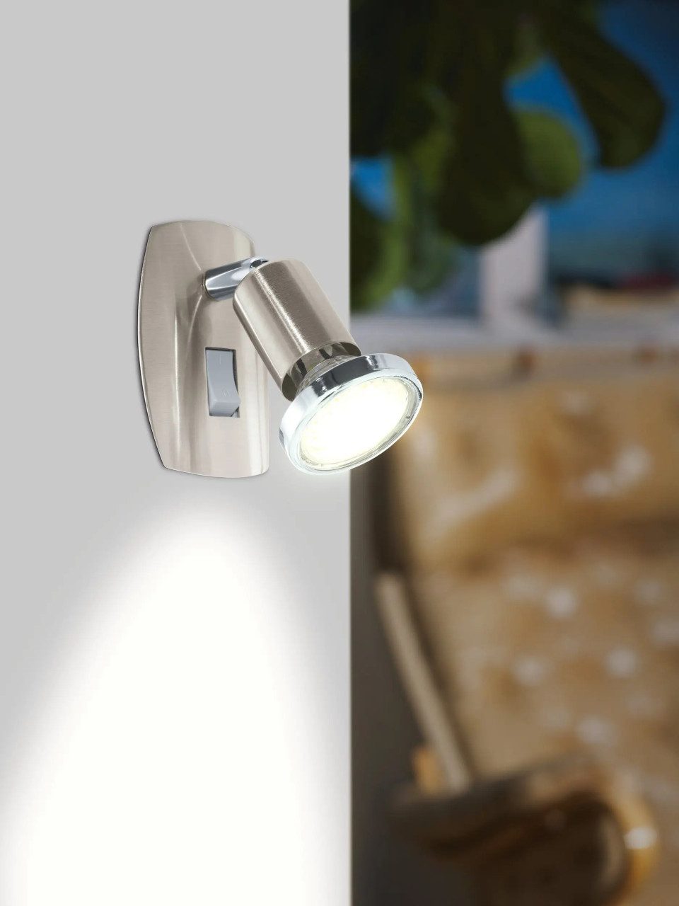 EGLO Klemmleuchte Eglo Steckerleuchte Mini 4 flexibel GU10 2,8 W, Inkl. Leu günstig online kaufen