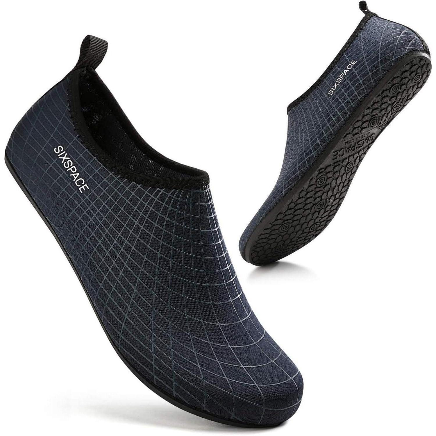 LuxusKollektion Badeschuhe Herren Damen Wasserschuhe Aquaschuhe 44 EU 490 Dunkelblau Wasserschuh
