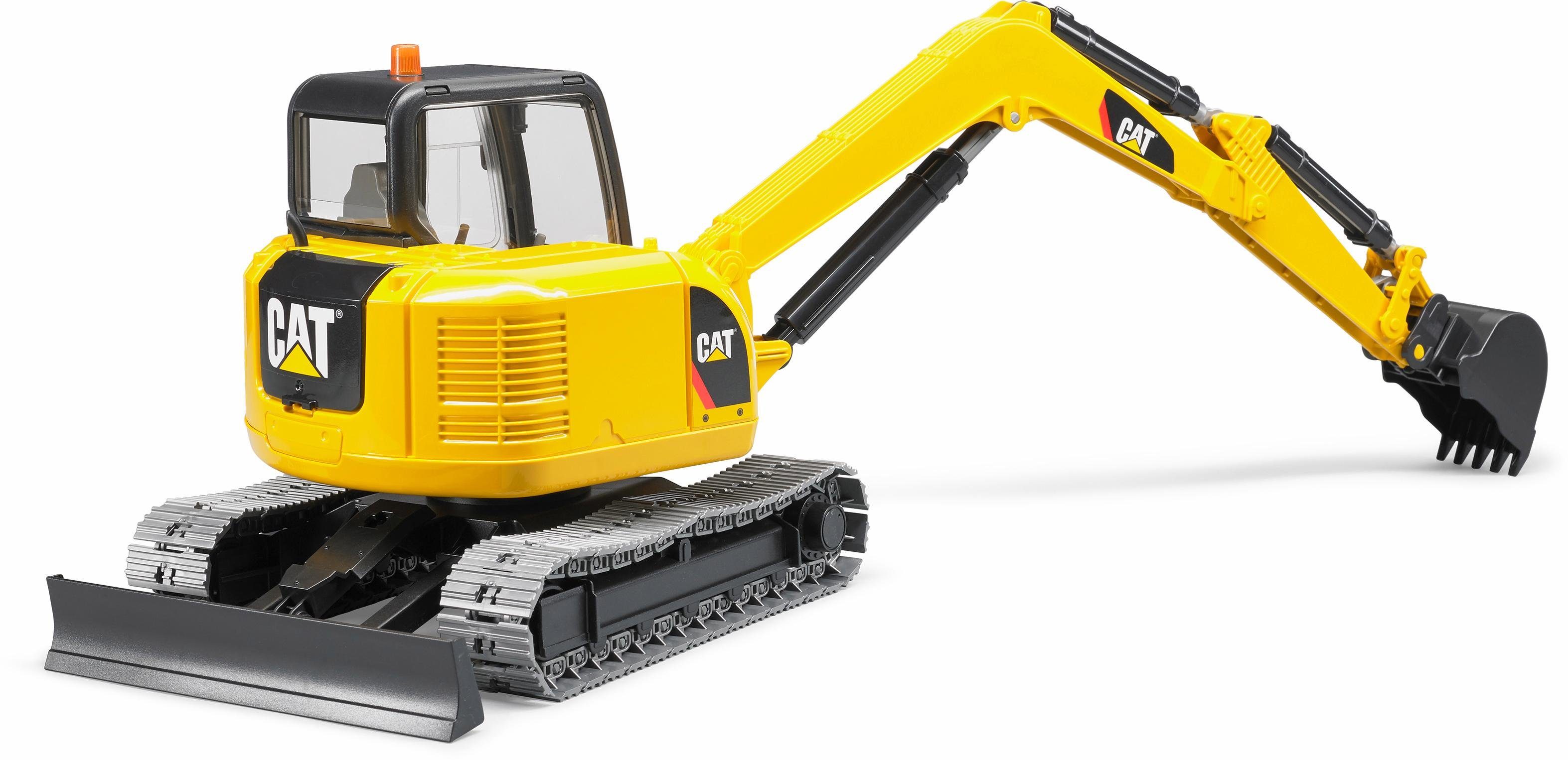 Bruder® CAT 1:16, in Made Spielzeug-Bagger gelb, Minibagger, Europe