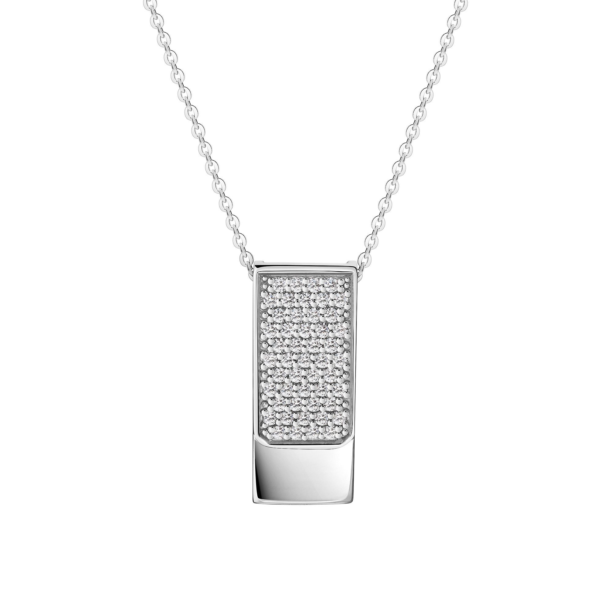 Kette mit Anhänger Schmuck Geschenk Silber 925 Halsschmuck Halskette Ankerkette