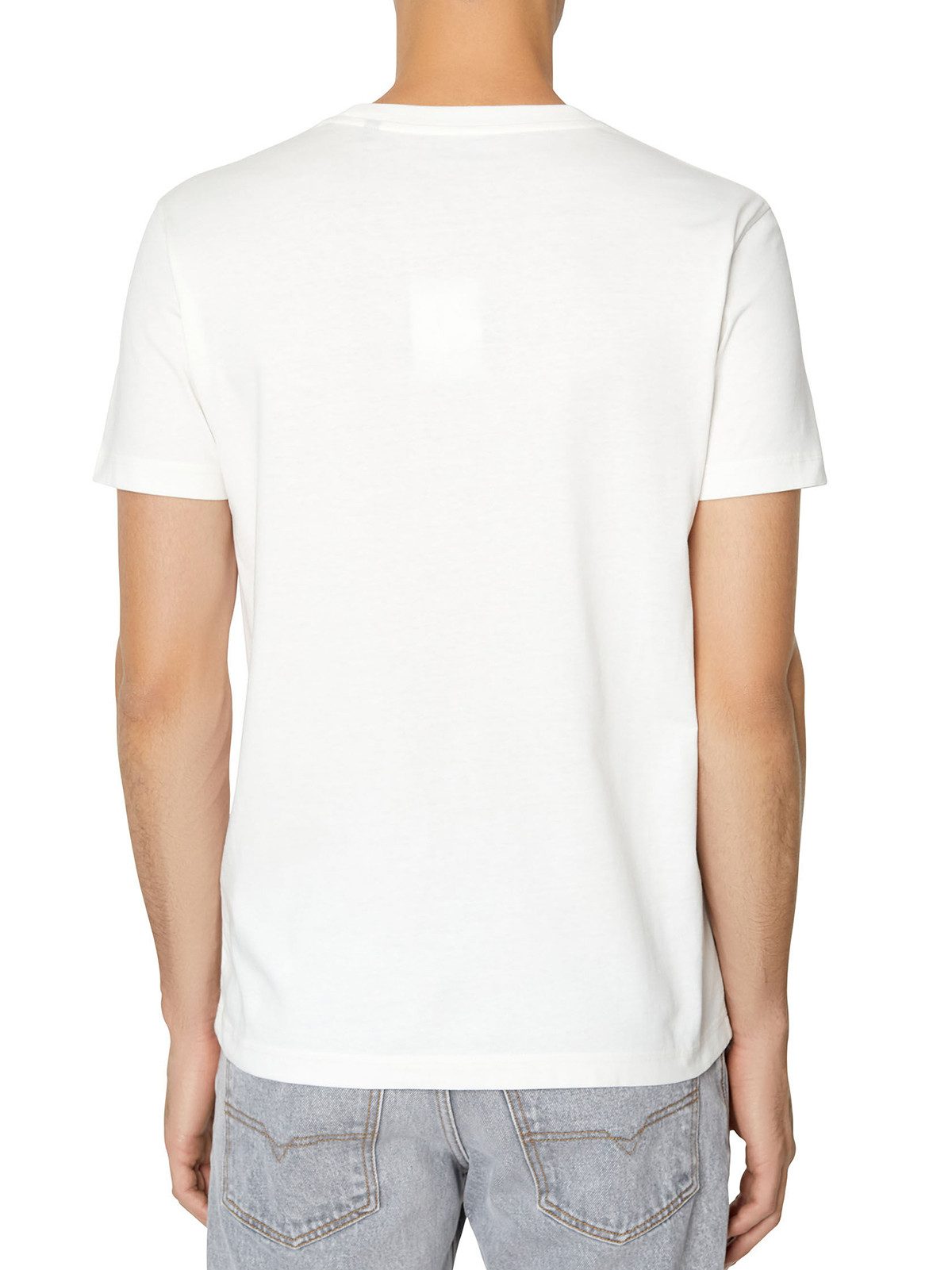 Diesel Rundhalsshirt Slim Fit - Weiß günstig online kaufen