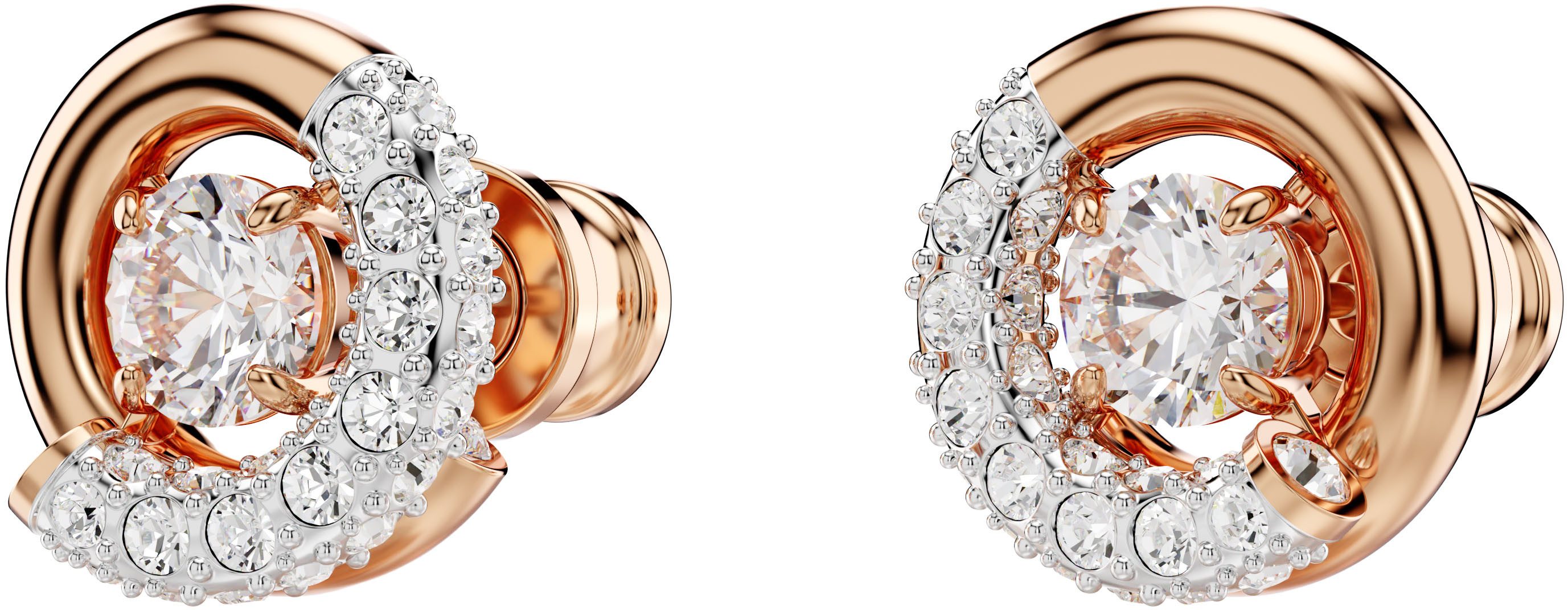 Swarovski Paar Ohrstecker Schmuck Geschenk Dextera Ohrringe, mit Swarovski® Zirkonia (synth)