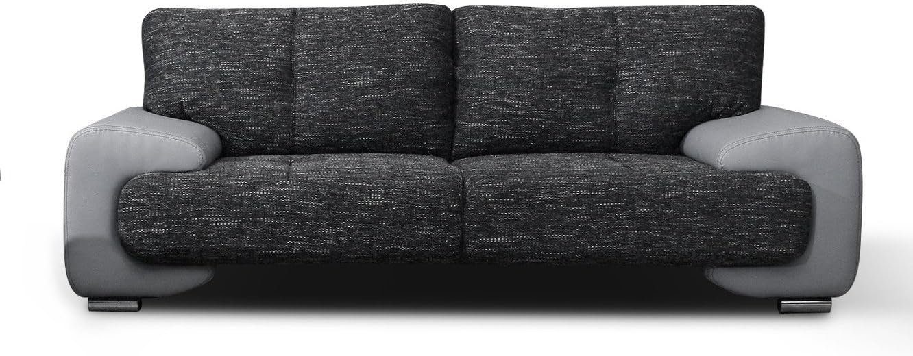 MOEBLO Sofa LORENTO 2-Sitzer, Kleiner 2-Sitzer Design Sofa 2er Büro Kunstleder Sofagarnitur Couch, - (BxHxT): 190x90x100 cm