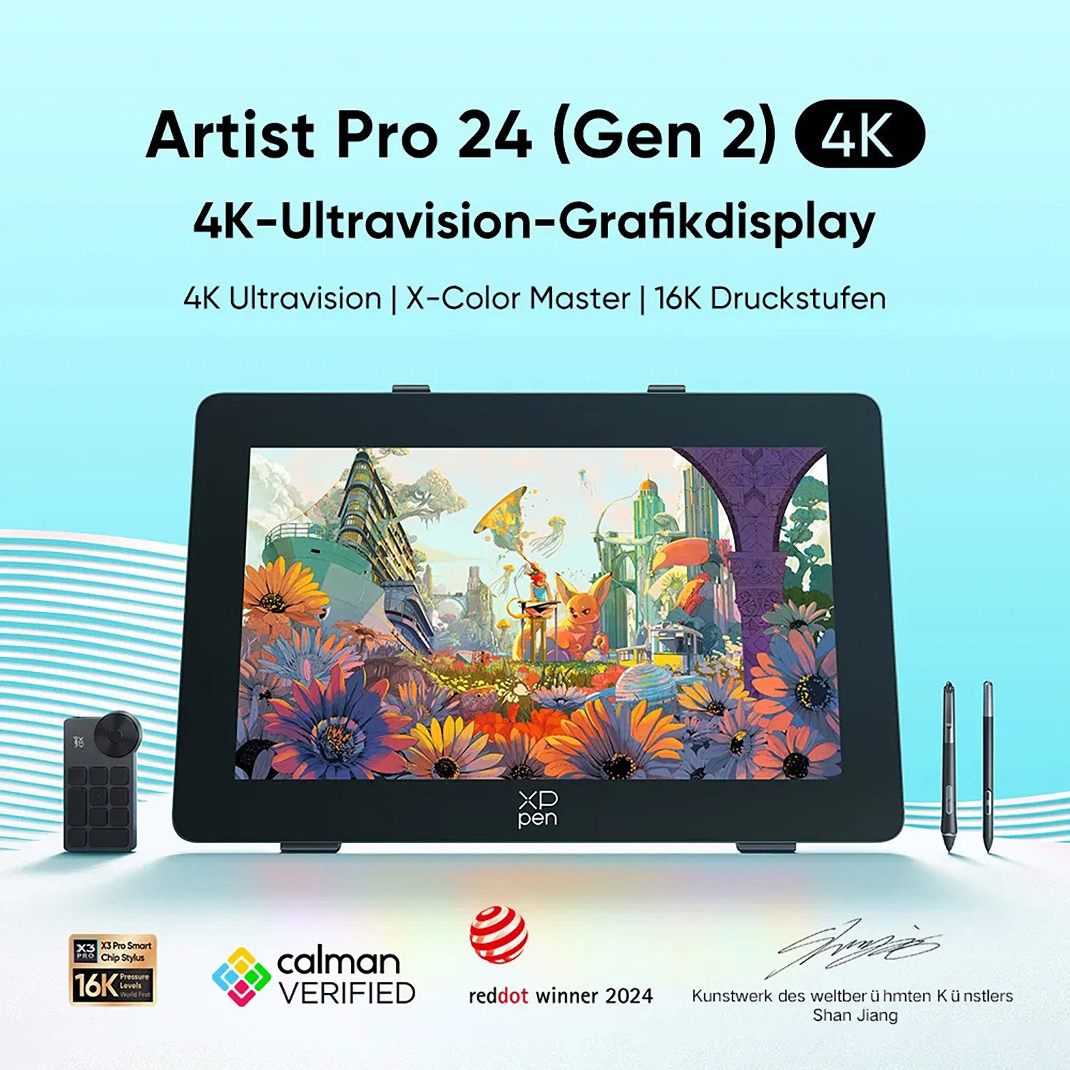 XP-PEN XP-PEN Artist Pro 24 (Gen 2) 4K Grafiktablett