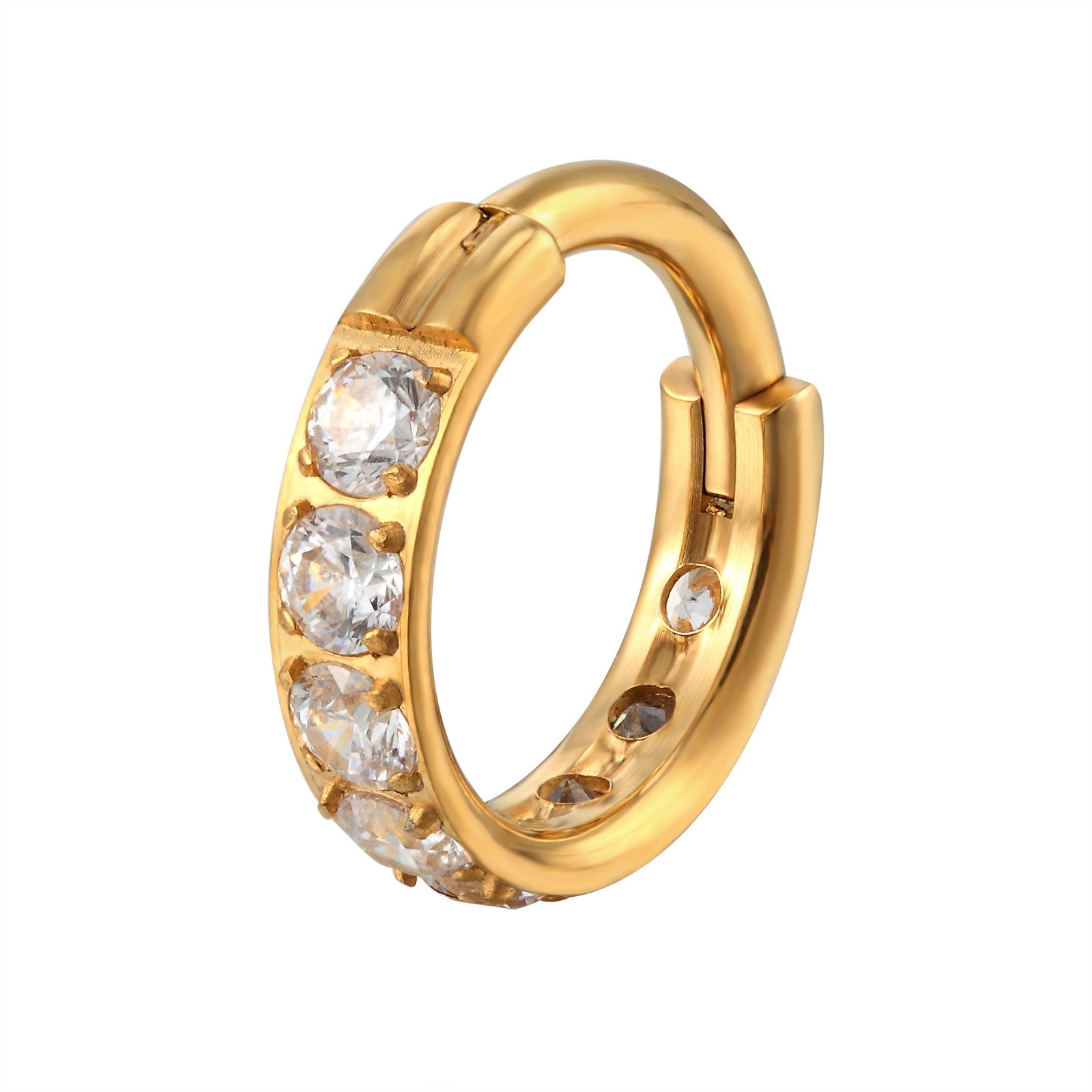 Karisma Schmuck Nasenpiercing Titan Hinged Nasenring günstig online kaufen