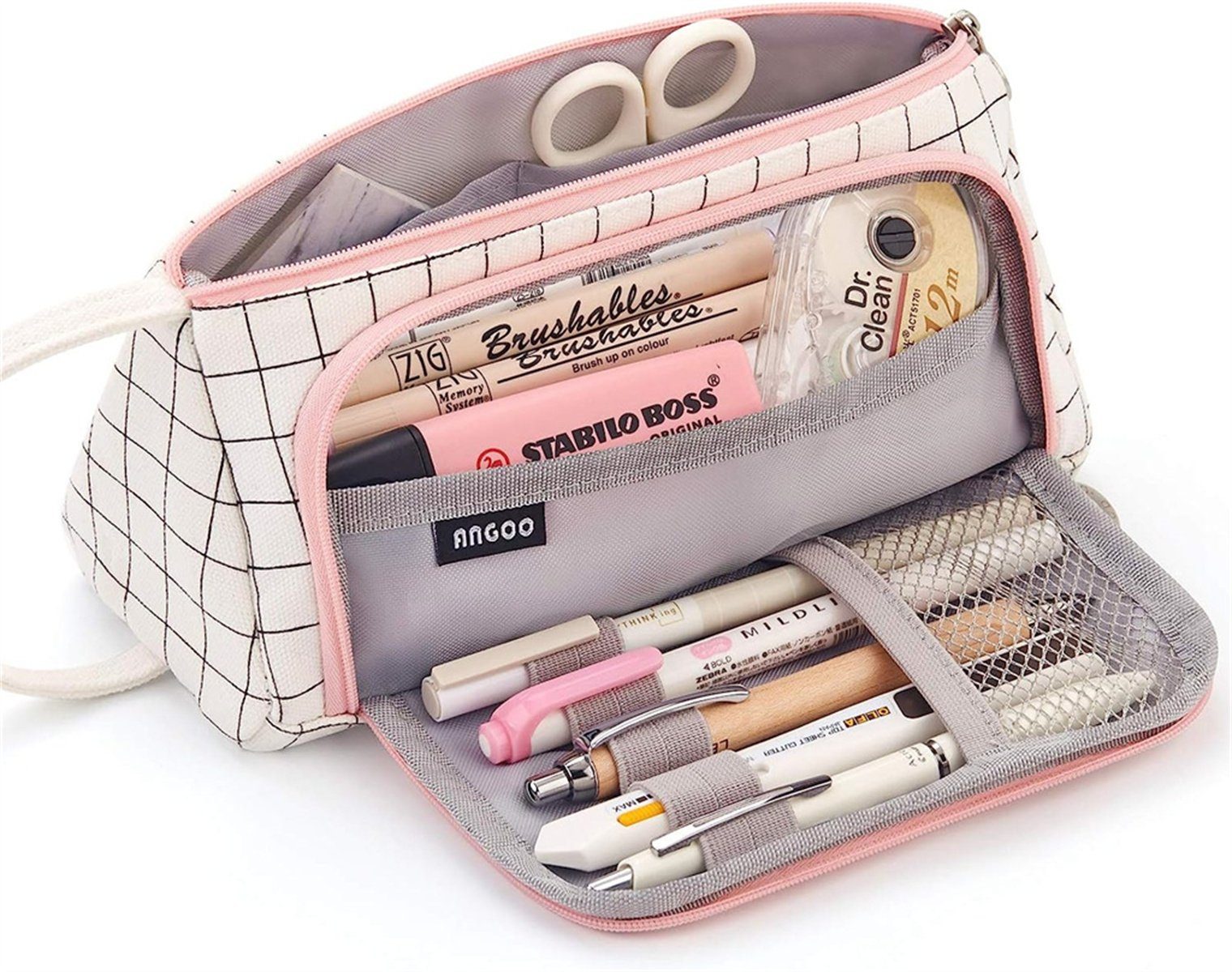 XDeer Federtasche Пенали Federtasche mit grossem Fassungsvermögen Mäppchen, Schreibwarenbeutel Bleistiftbeutel Schreibwaren-Stifttasche