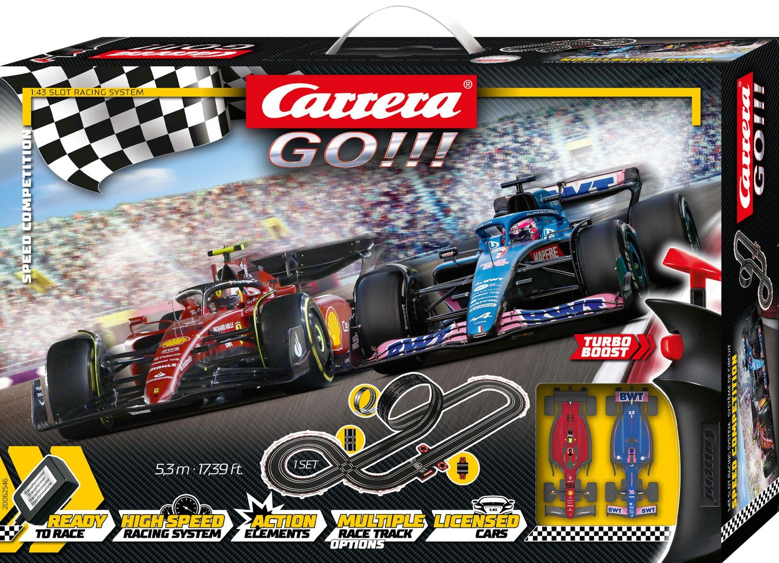 Carrera® Autorennbahn CARRERA GO!!! - Speed Competition Formel 1