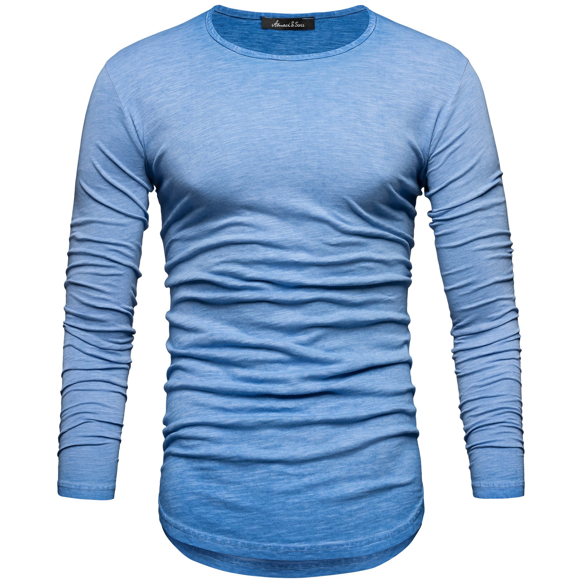 Amaci&Sons Rundhalsshirt FRISCO Langarmshirt – Bild 2 von 4