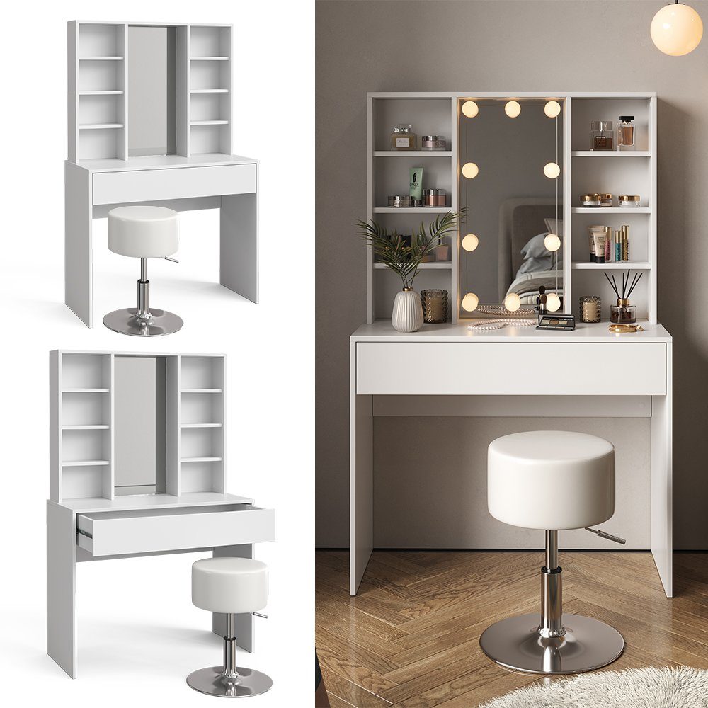 Vicco Schminktisch Alexa, Weiß, 93 cm günstig online kaufen
