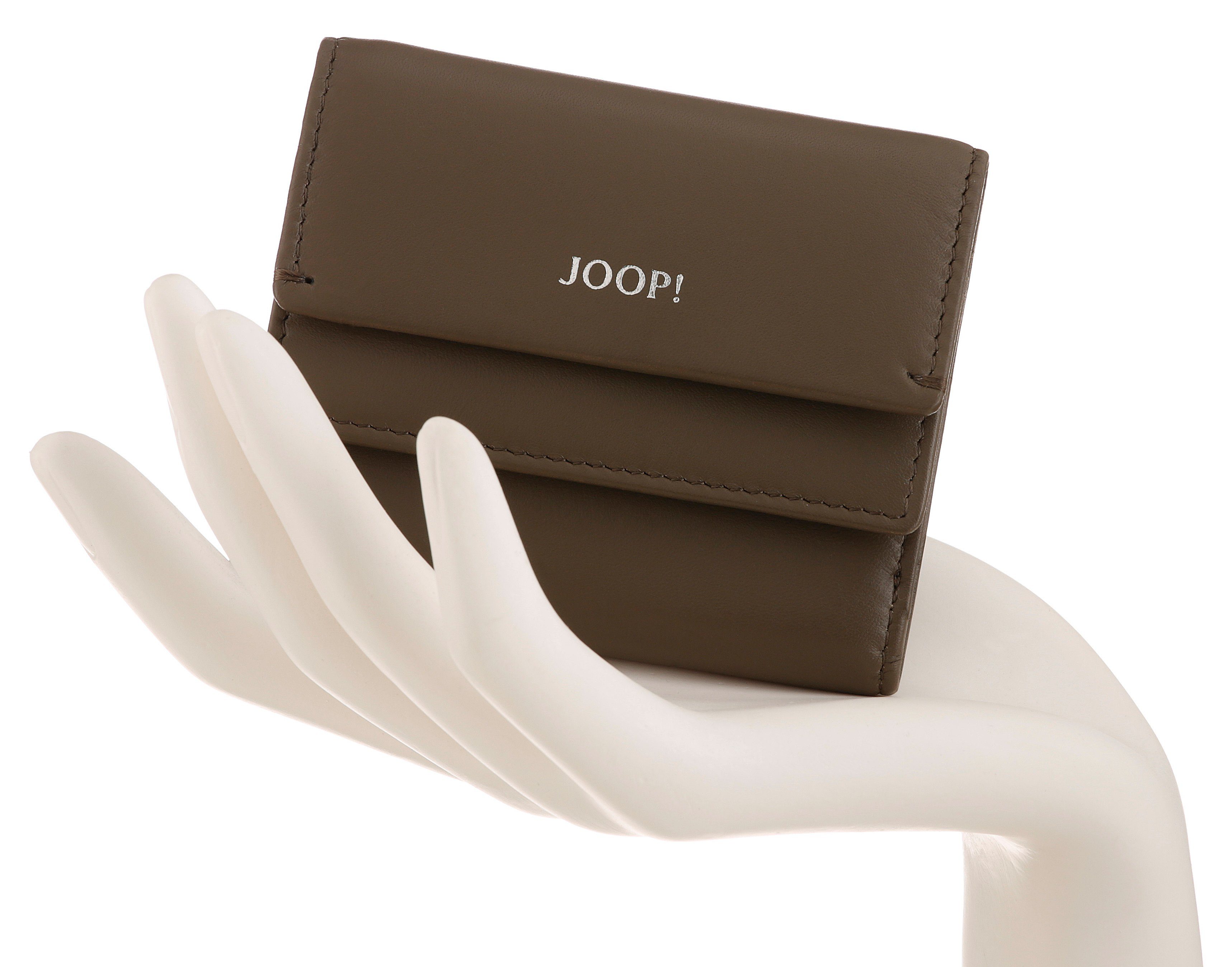 Joop! Geldbörse lina dunkelbraun purse sh5f, schlichtem Design 1.0 sofisticato in