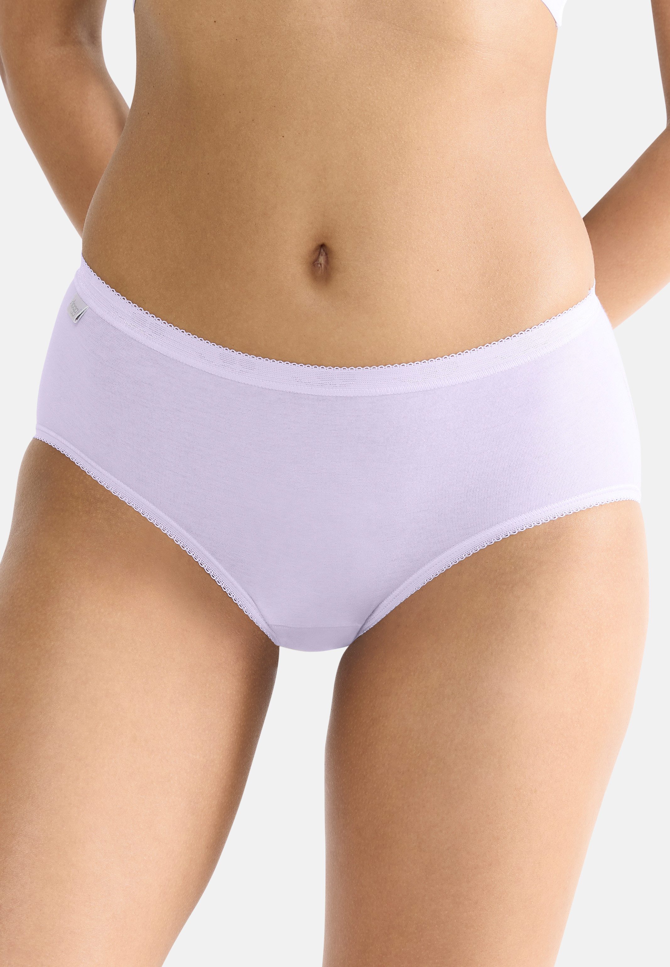 sloggi Midislip 6er Pack Basic+ (Spar-Set, 6-St) Midi Slip - Baumwolle - Atmungsaktiv - Im praktischen Mehrfachpack