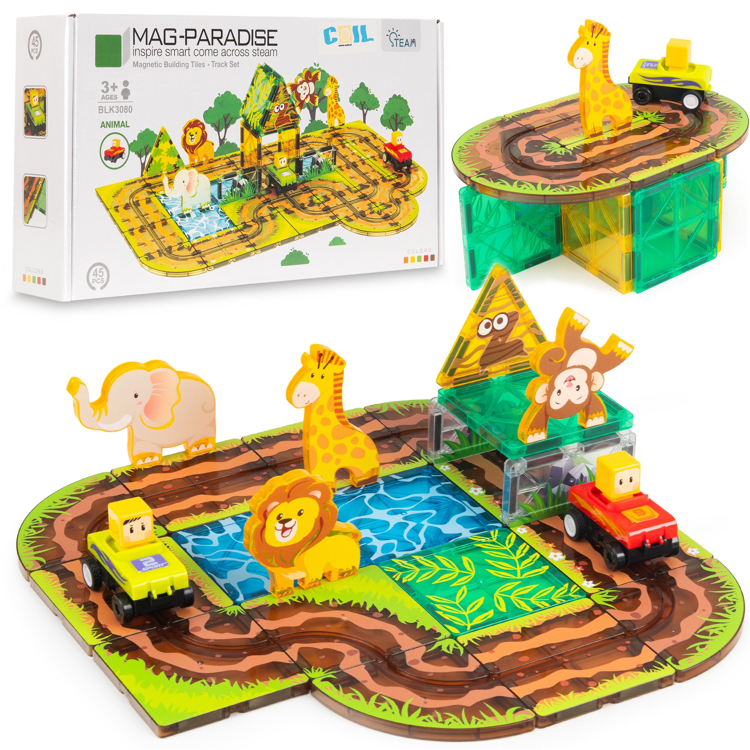 COIL Magnetische Bauklötze, Magnetische Konstruktionsbeläge Magnetspielbaus günstig online kaufen