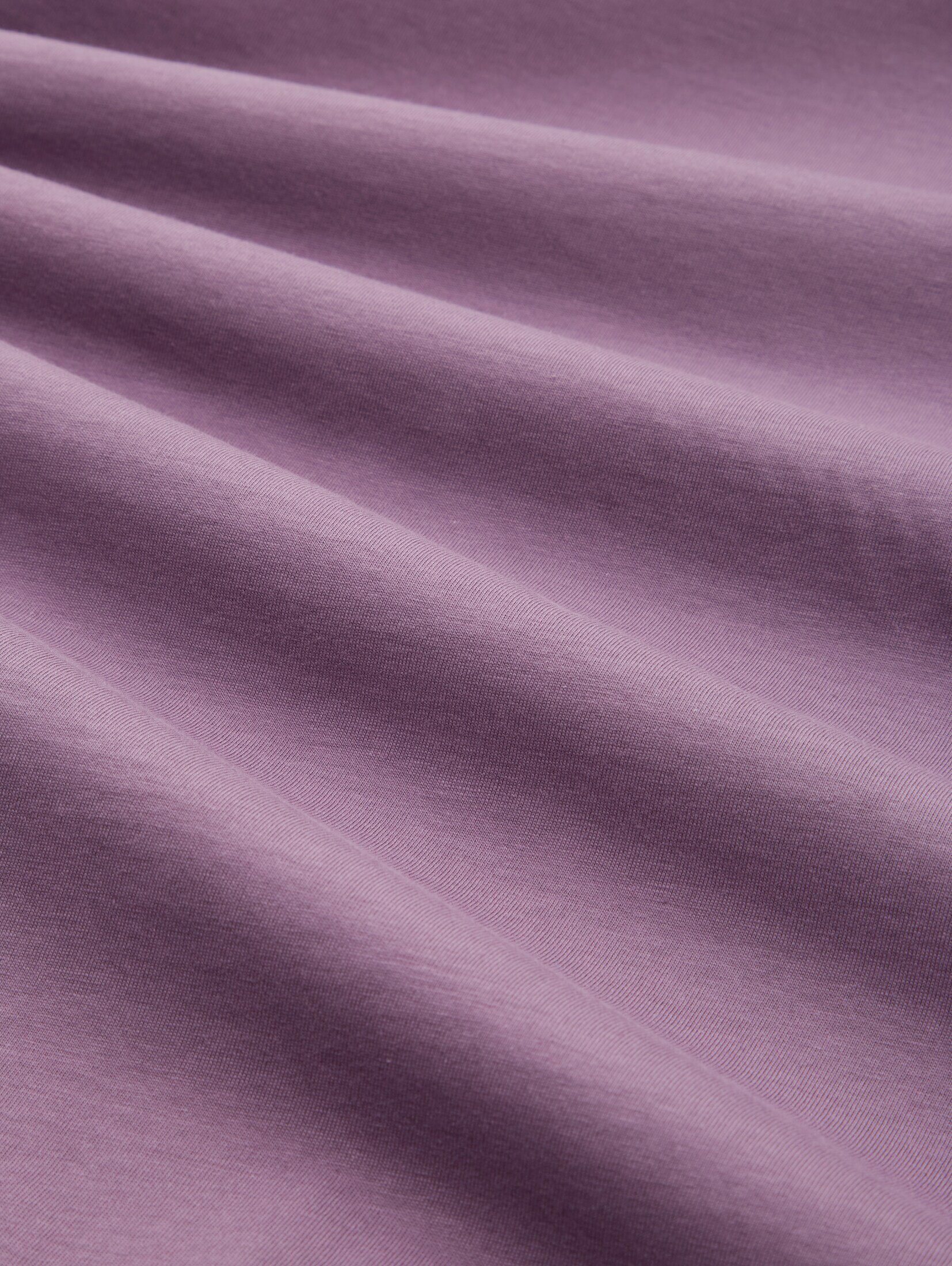 TOM grape TAILOR T-Shirt T-Shirt Fotoprint Denim dusty mit
